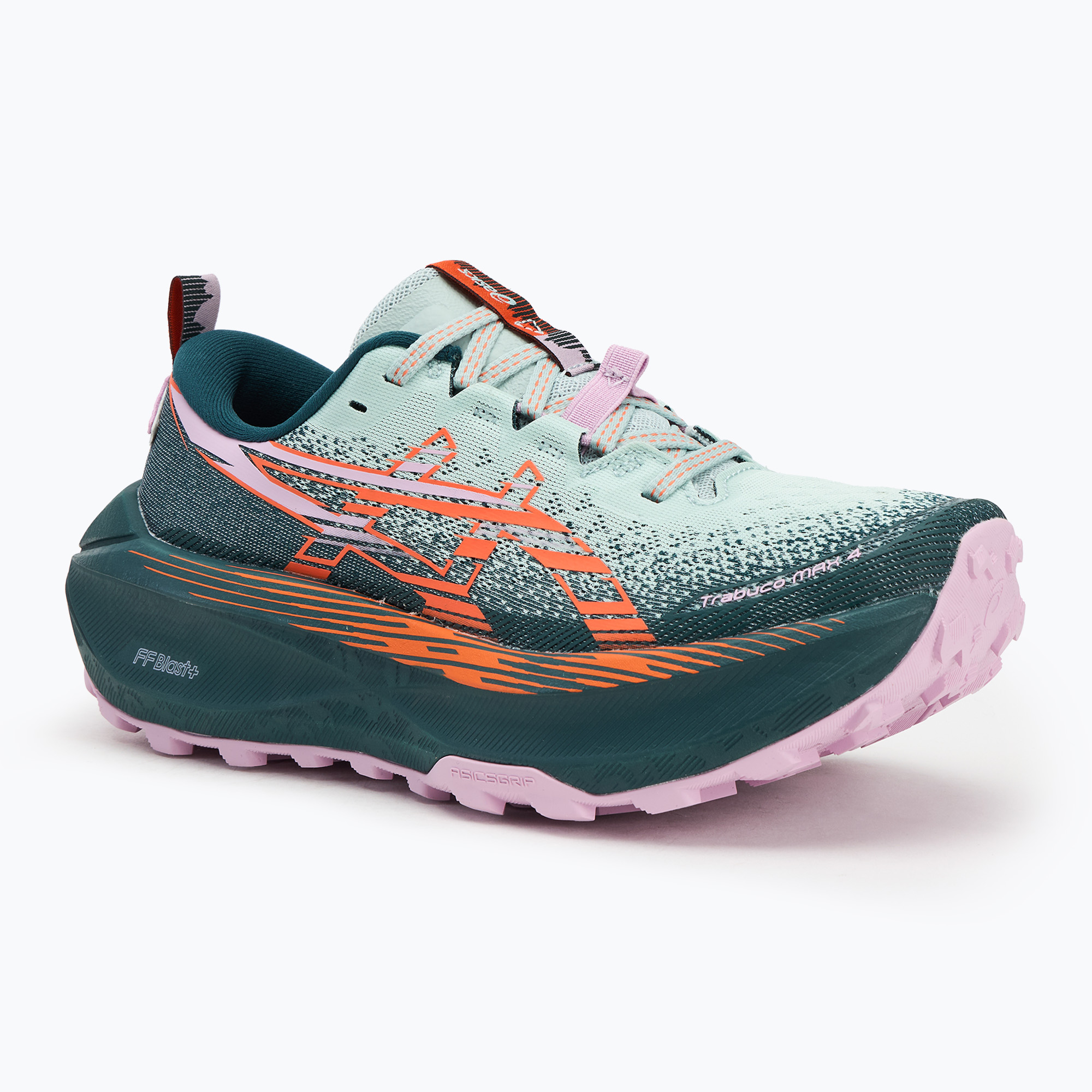 Buty do biegania damskie ASICS Trabuco Max 4 cold moss/nova orange | WYSYŁKA W 24H | 30 DNI NA ZWROT