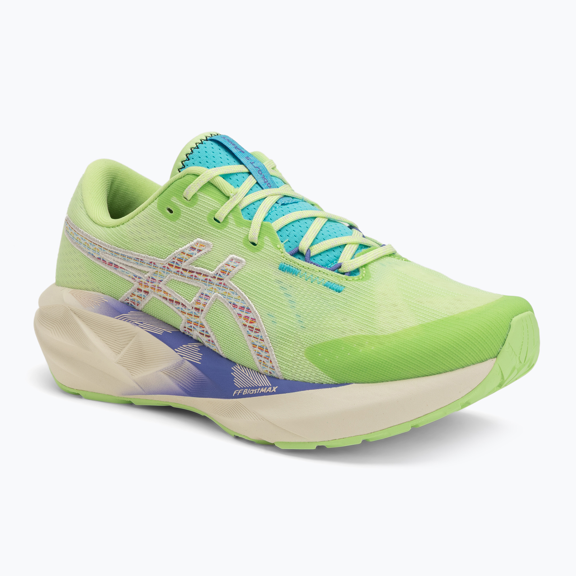 Buty do biegania męskie ASICS Novablast 5 TR nature bathing/lime green 