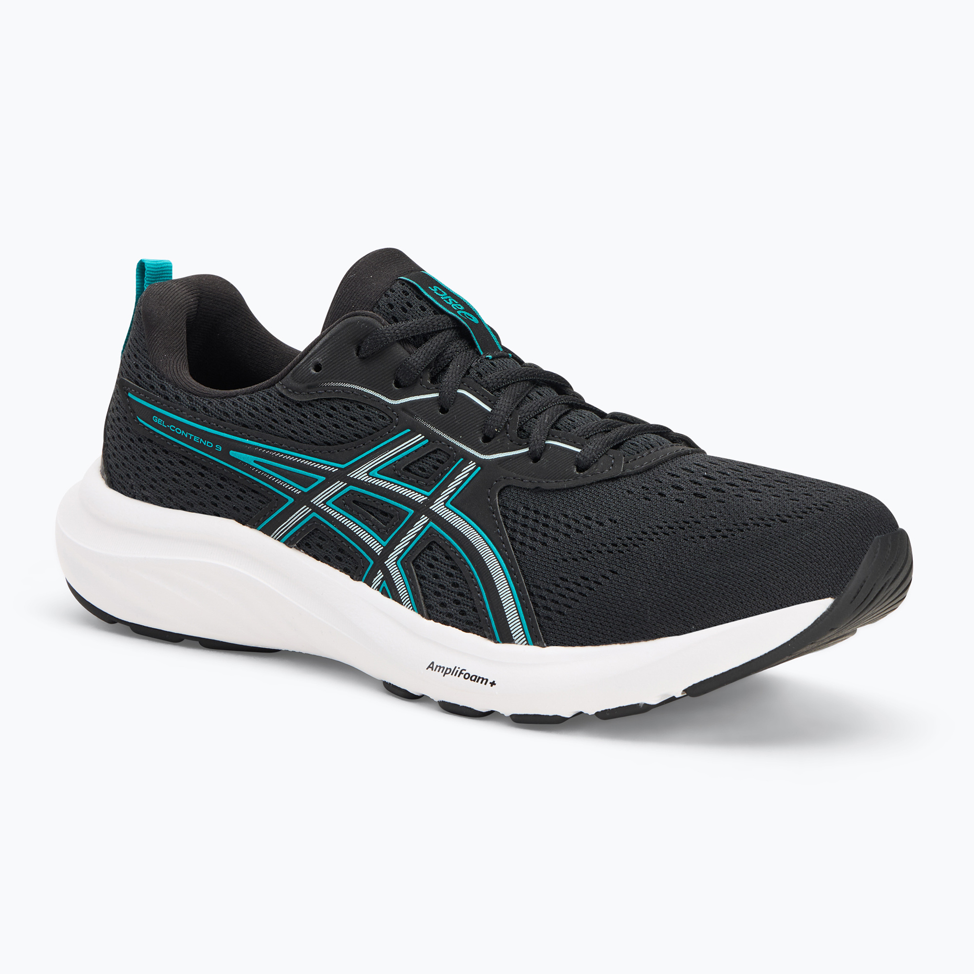 Buty do biegania męskie ASICS Gel-Contend 9 black/wave teal | WYSYŁKA W 24H | 30 DNI NA ZWROT