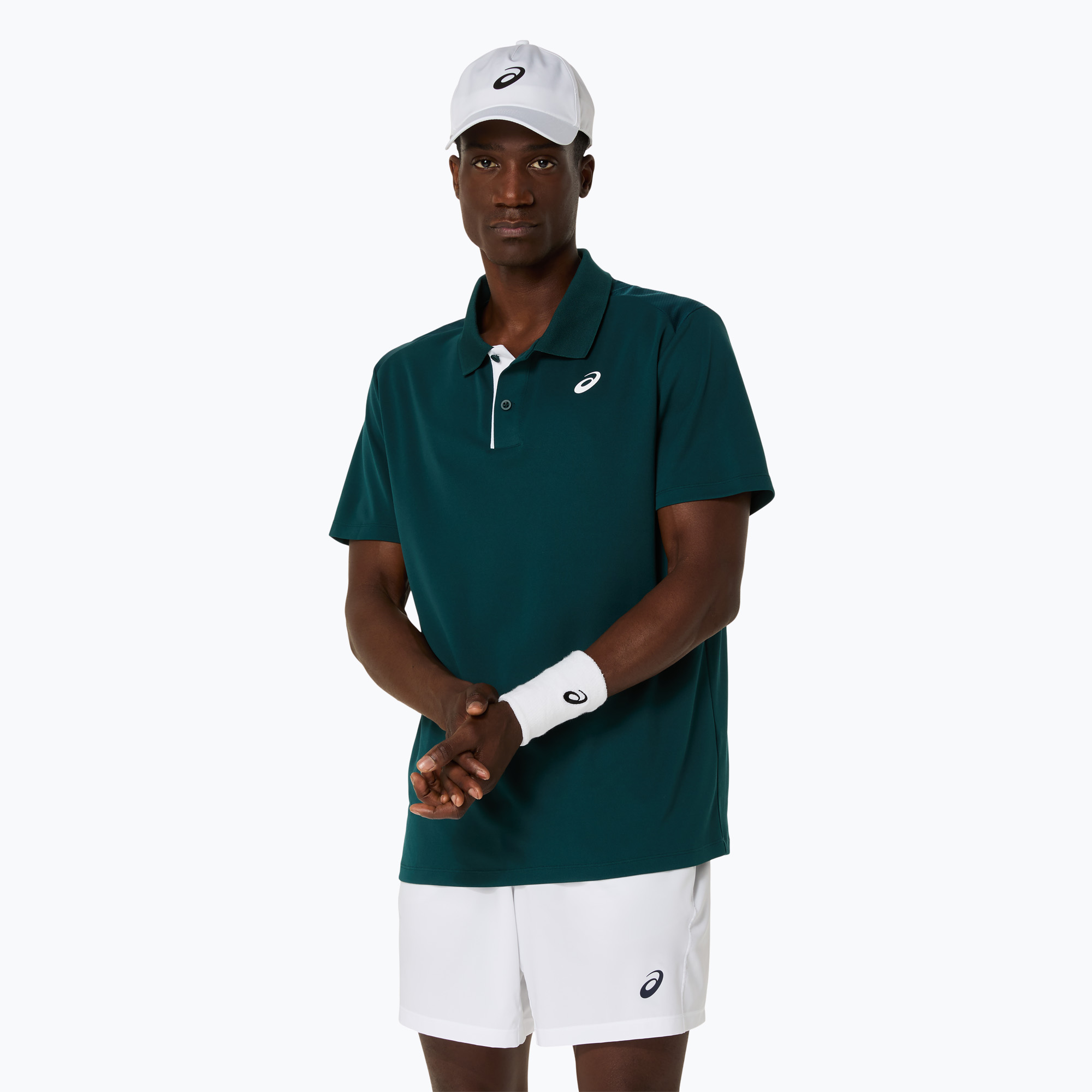 Koszulka polo męska ASICS Court Polo saxon green 