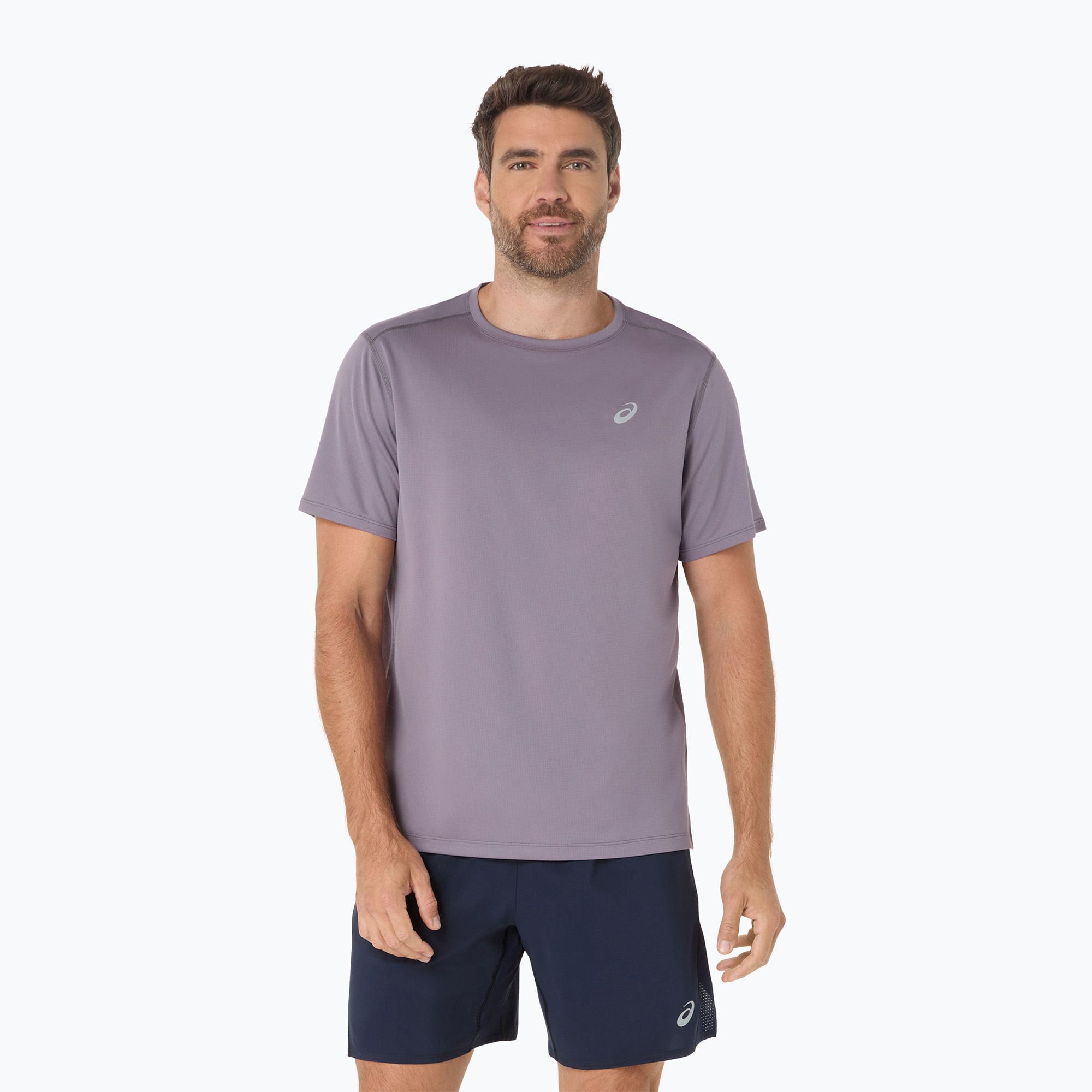 Koszulka do biegania męska ASICS Core lavender grey | WYSYŁKA W 24H | 30 DNI NA ZWROT