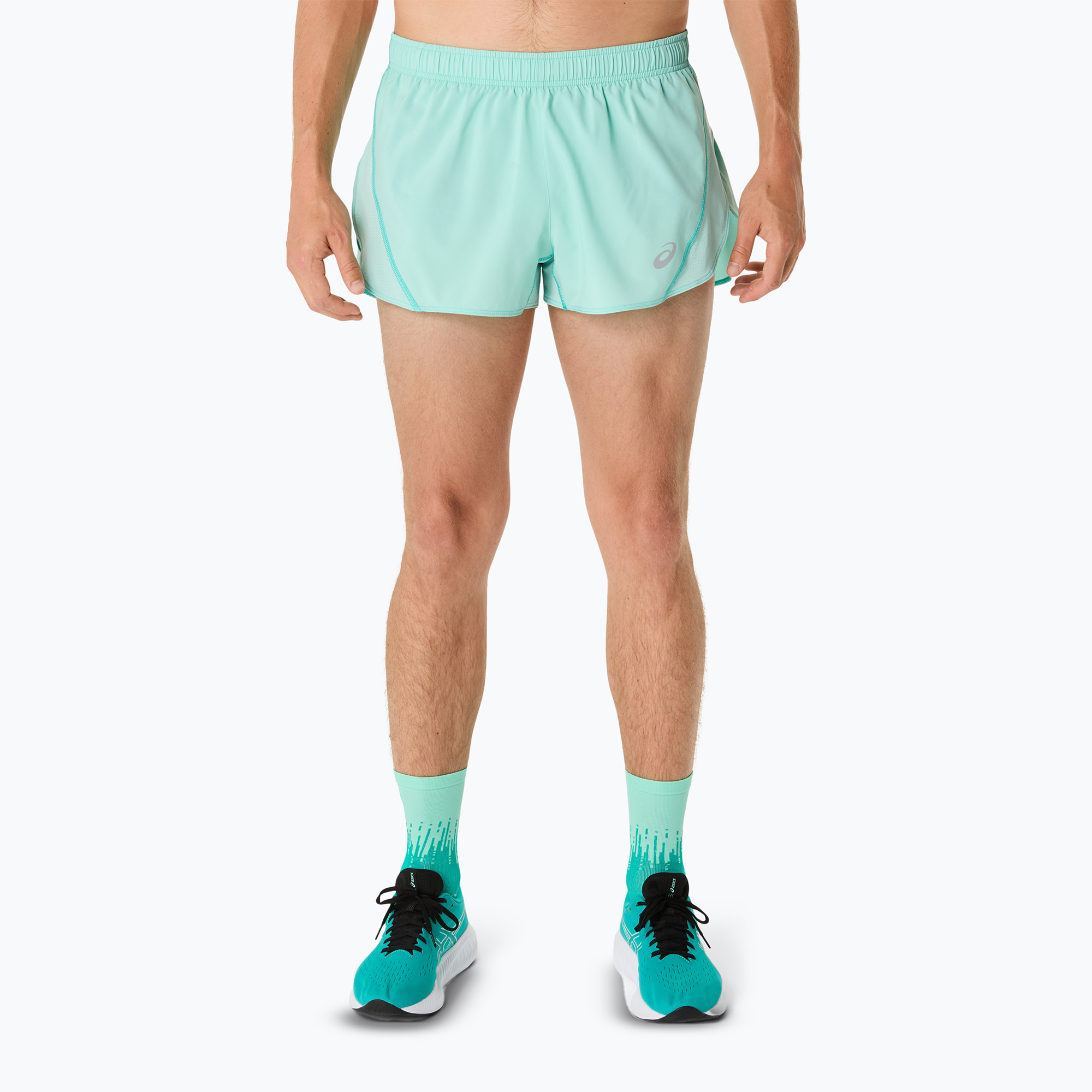 Spodenki do biegania męskie ASICS Core Split Short oasis green | WYSYŁKA W 24H | 30 DNI NA ZWROT