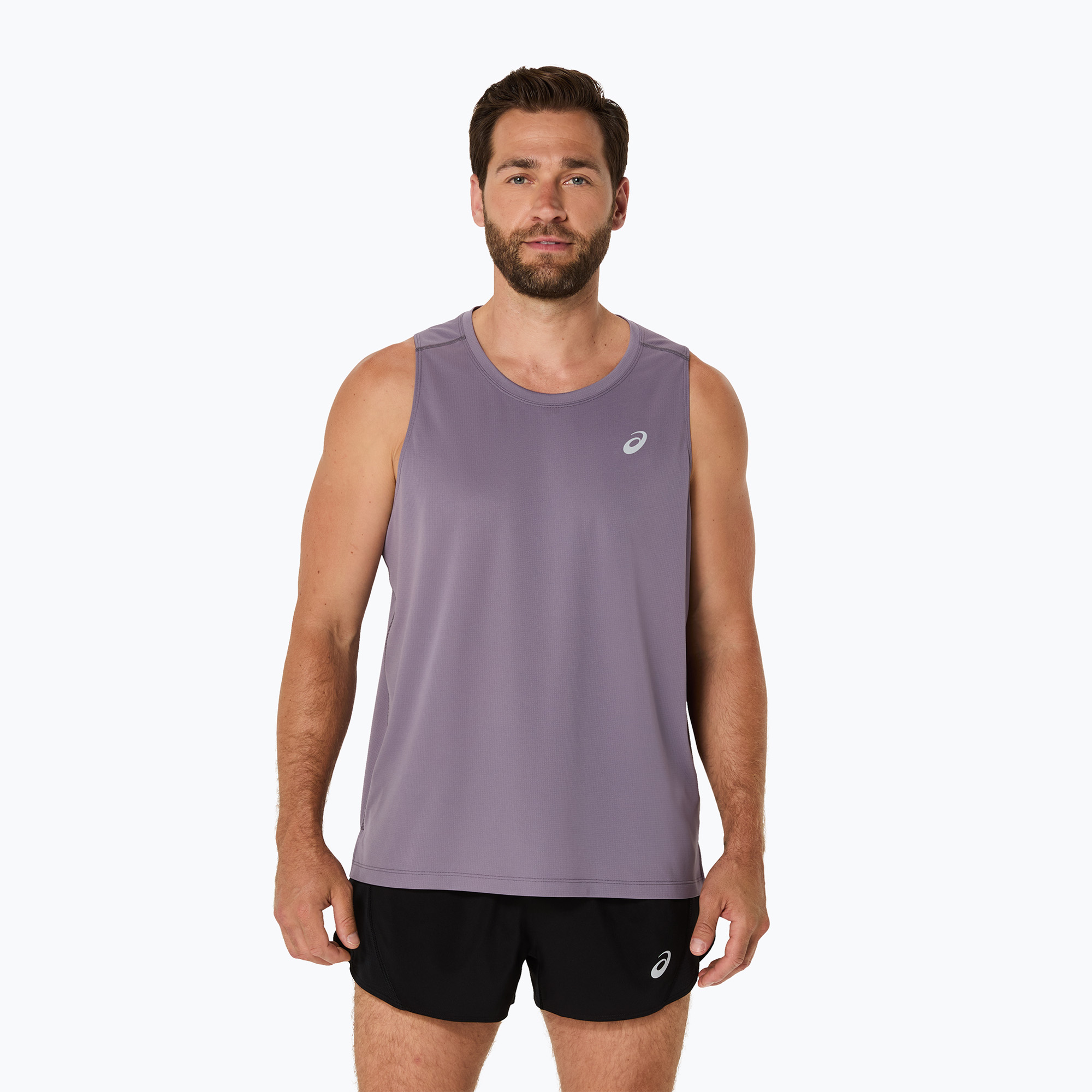 Tank top do biegania męski ASICS Core Singlet lavender grey | WYSYŁKA W 24H | 30 DNI NA ZWROT