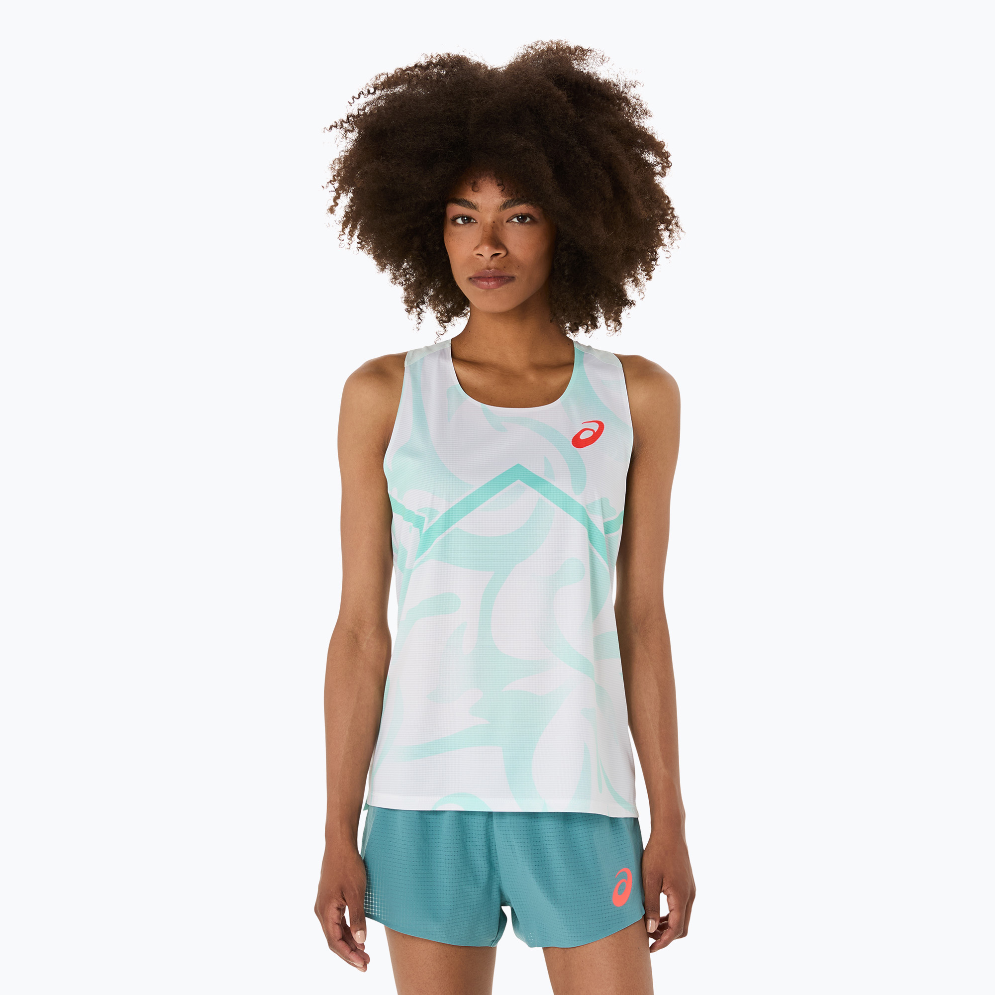 Koszulka do biegania damska ASICS Light Knit Singlet soothing sea | WYSYŁKA W 24H | 30 DNI NA ZWROT