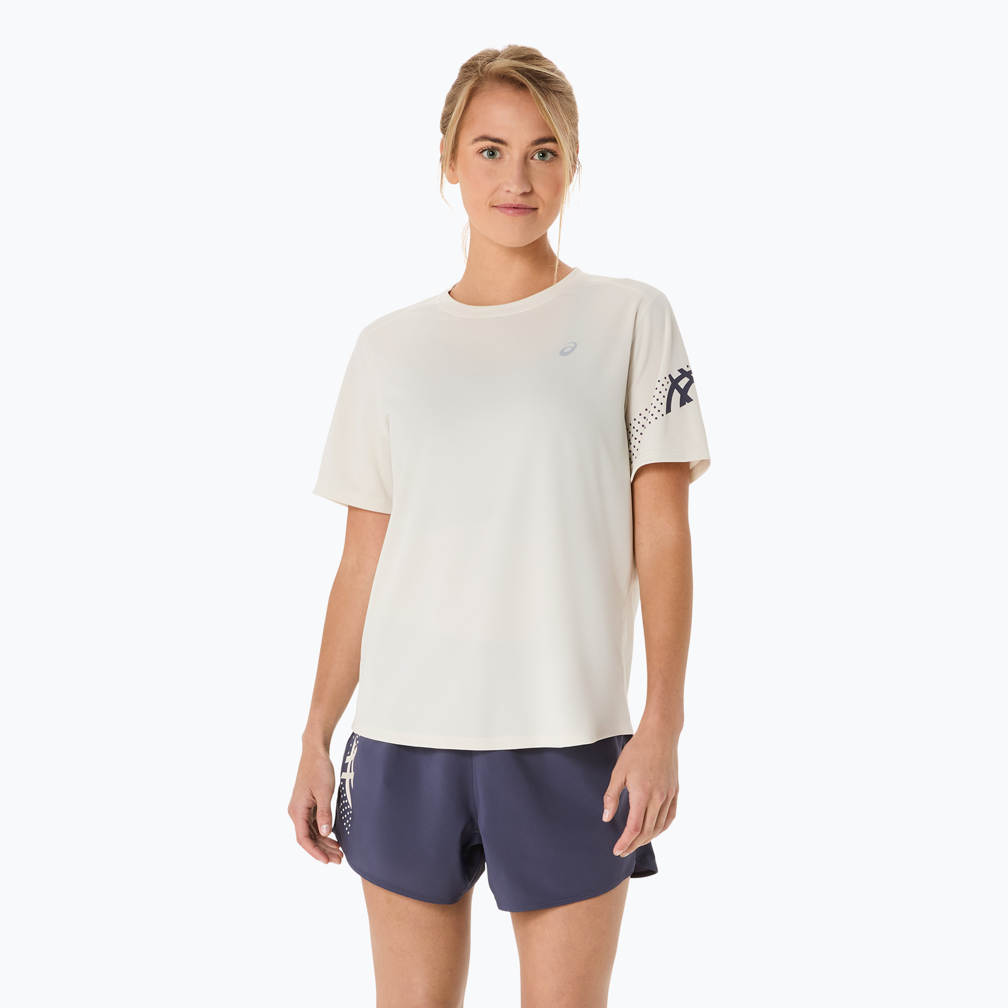 Koszulka do bieganie damska ASICS Icon SS Top birch | WYSYŁKA W 24H | 30 DNI NA ZWROT