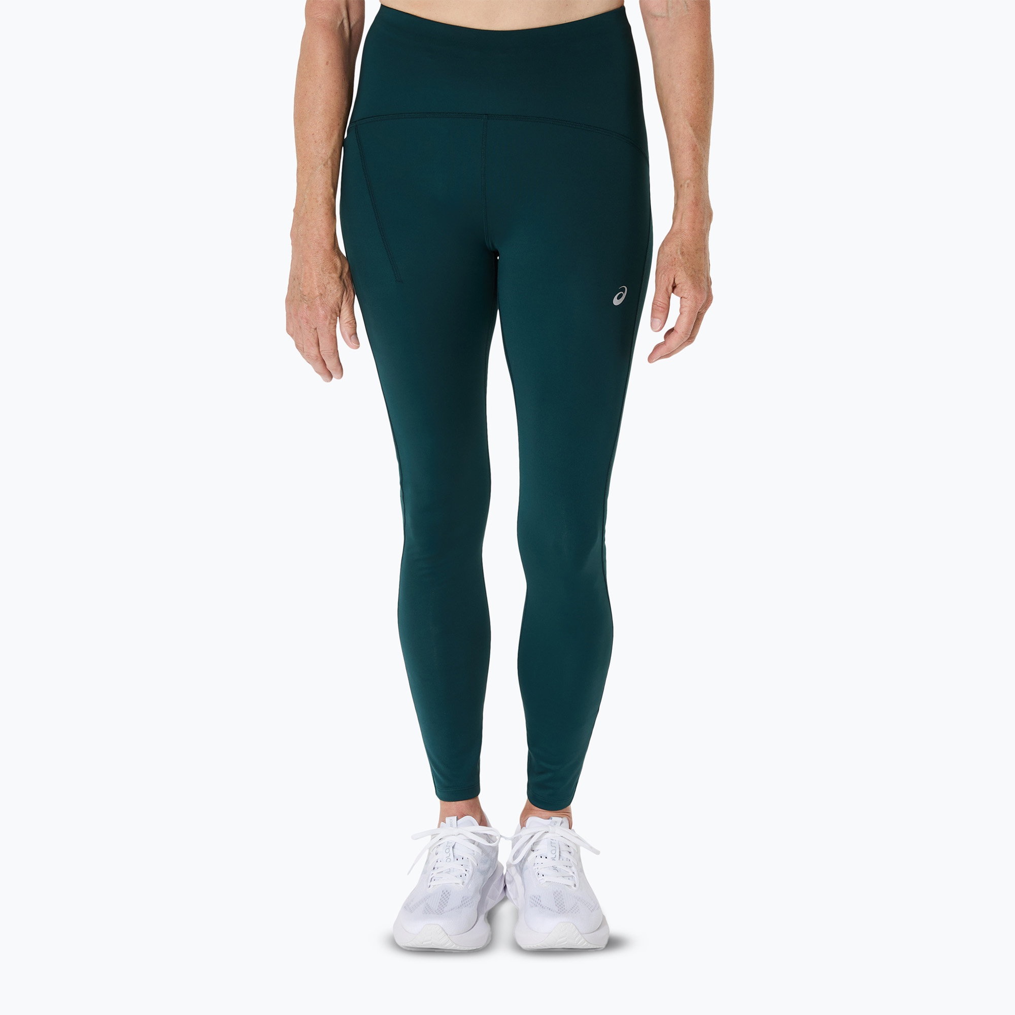 Legginsy do biegania damskie ASICS Road High Waist saxon green | WYSYŁKA W 24H | 30 DNI NA ZWROT