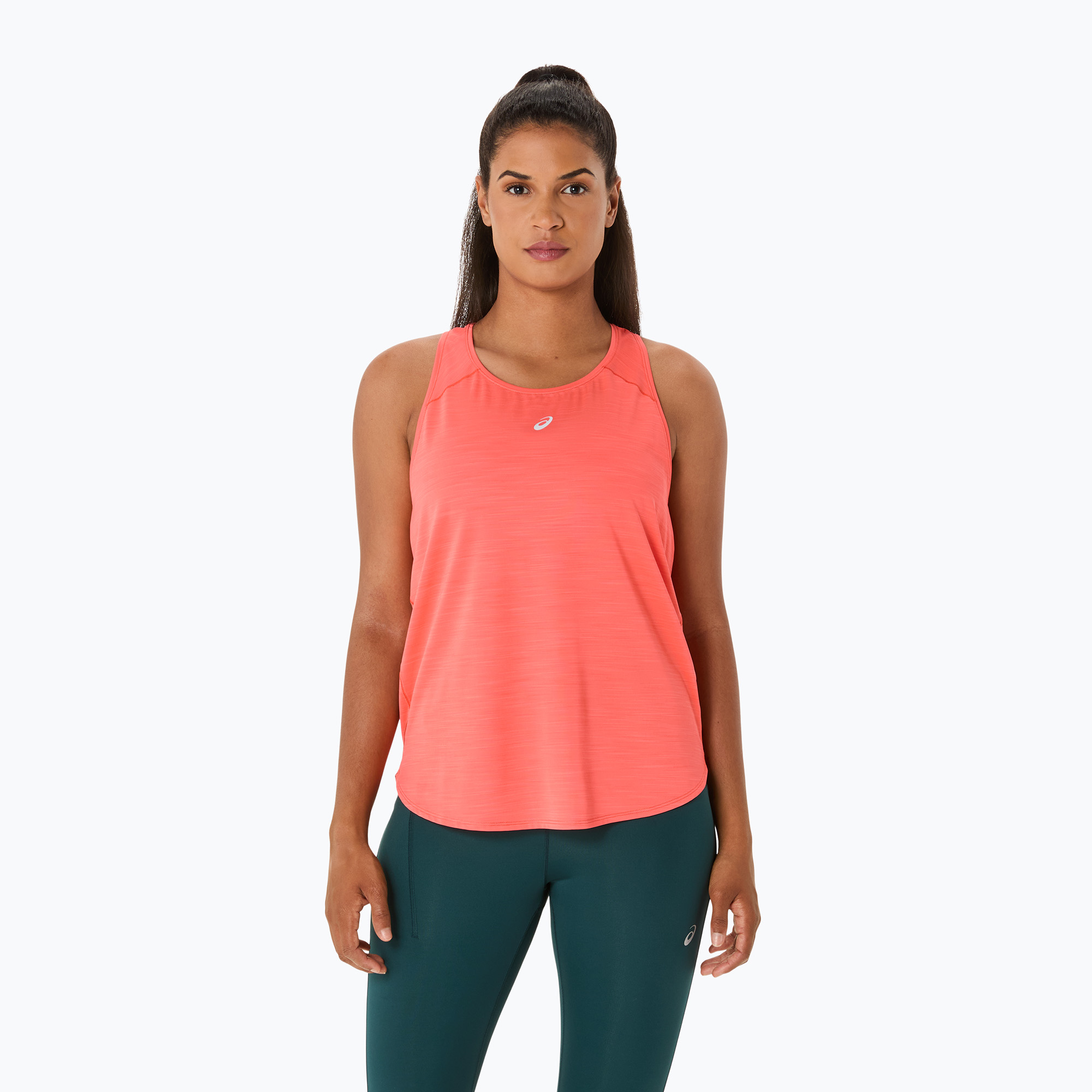 Tank top do biegania damski ASICS Road Tank coral reef | WYSYŁKA W 24H | 30 DNI NA ZWROT