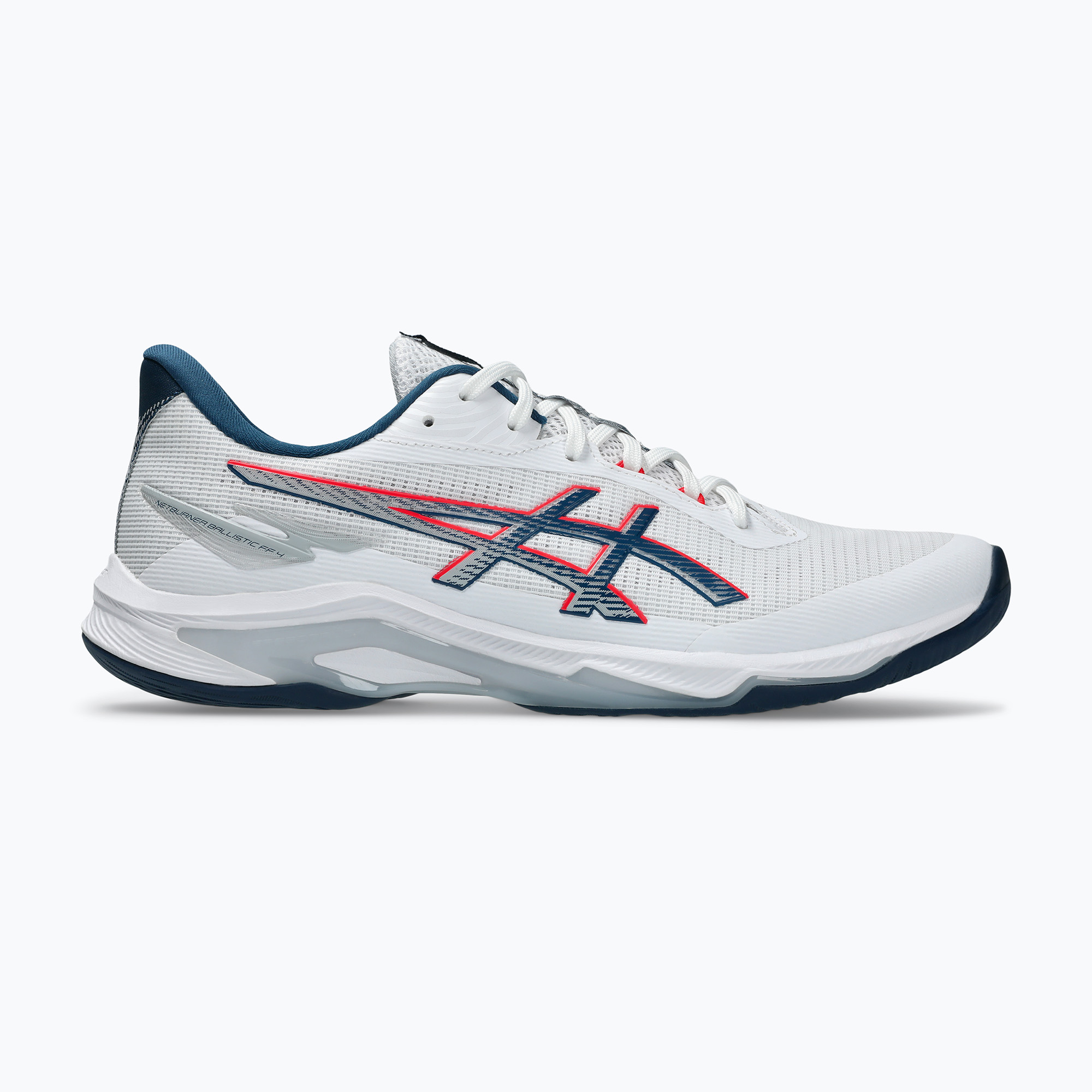 Buty do siatkówki męskie ASICS Netburner Ballistic FF 4 white/mako blue 