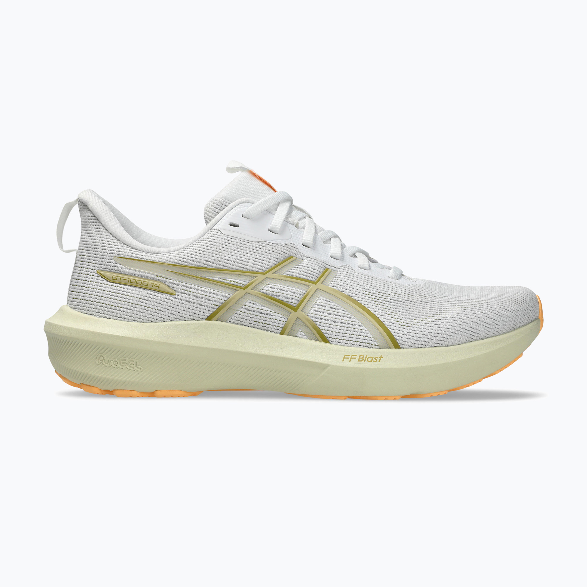 Buty do biegania męskie ASICS GT-1000 14 white/lemongrass 