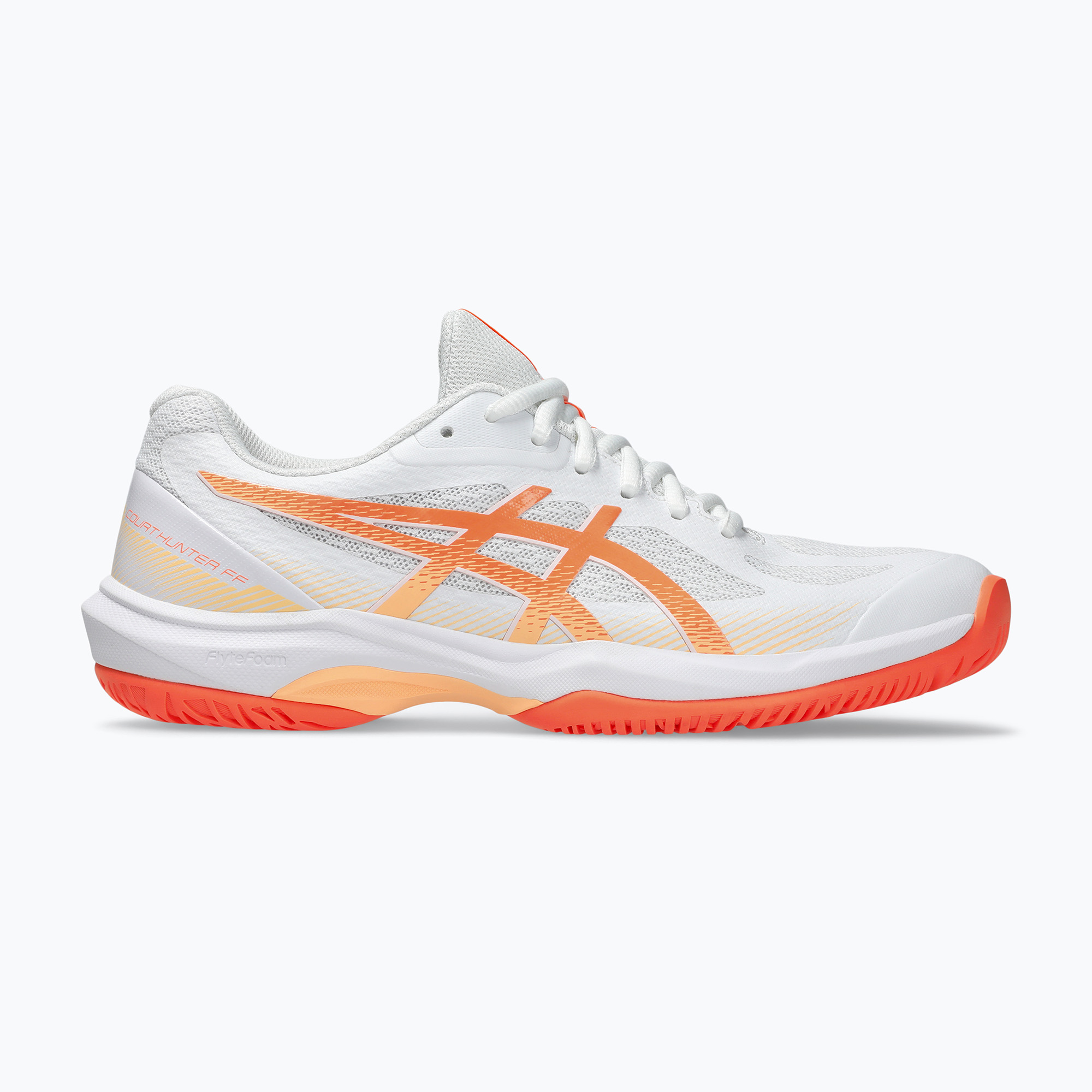 Buty do siatkówki damskie ASICS Court Hunter FF white/vivid coral 