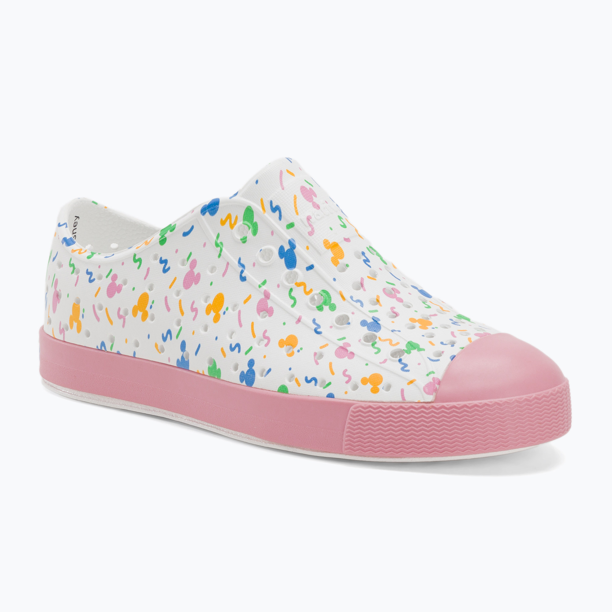 Buty dziecięce Native NA12112001 Jefferson Print Disney Jr shell white/princess pink/pastel white confetti | WYSYŁKA W 24H | 30 DNI NA ZWROT