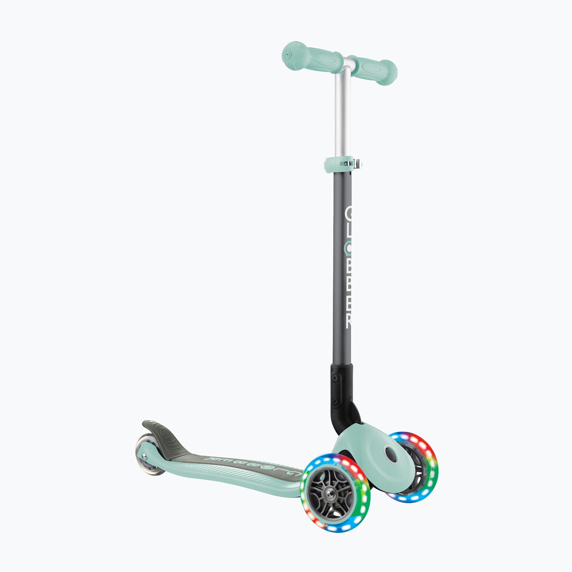 Hulajnoga trójkołowa dziecięca Globber Primo Foldable Lights mint 