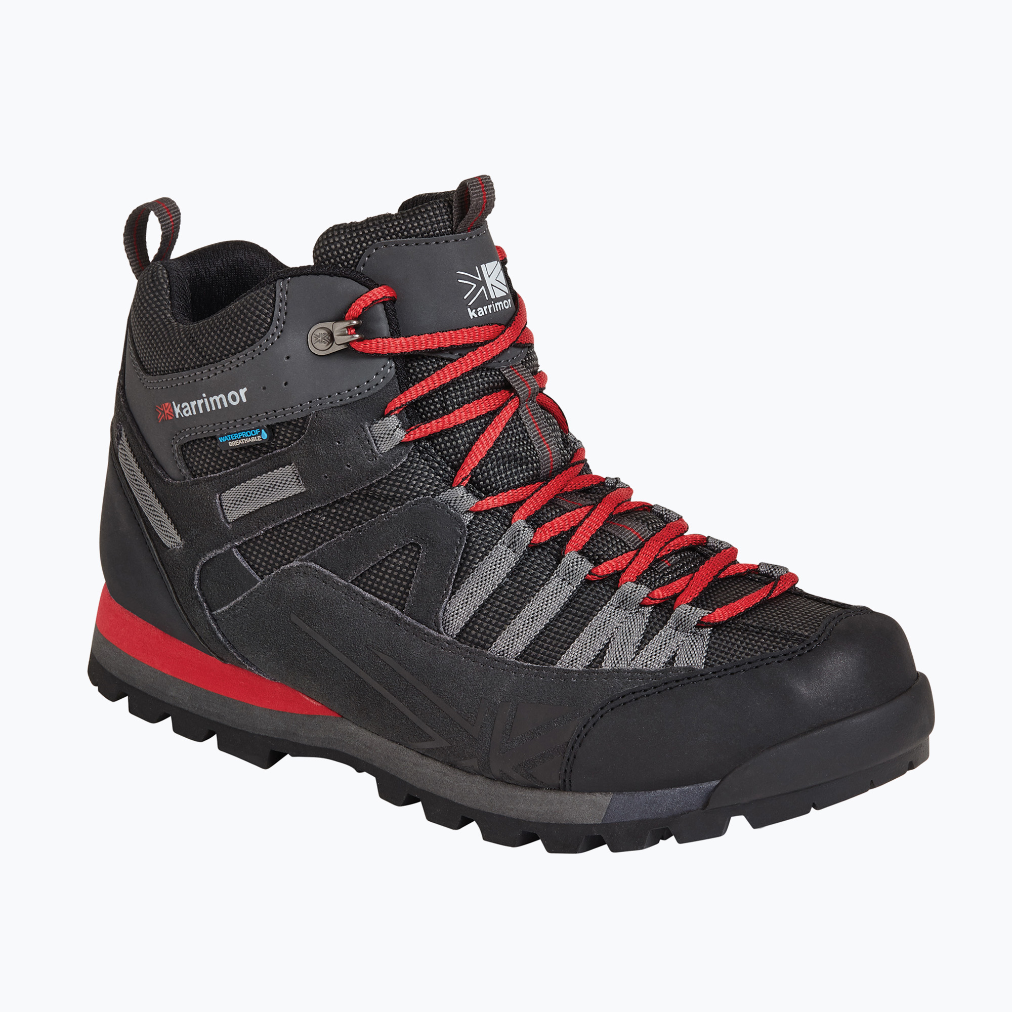 Buty trekkingowe męskie Karrimor Spike Mid 3 black/red 
