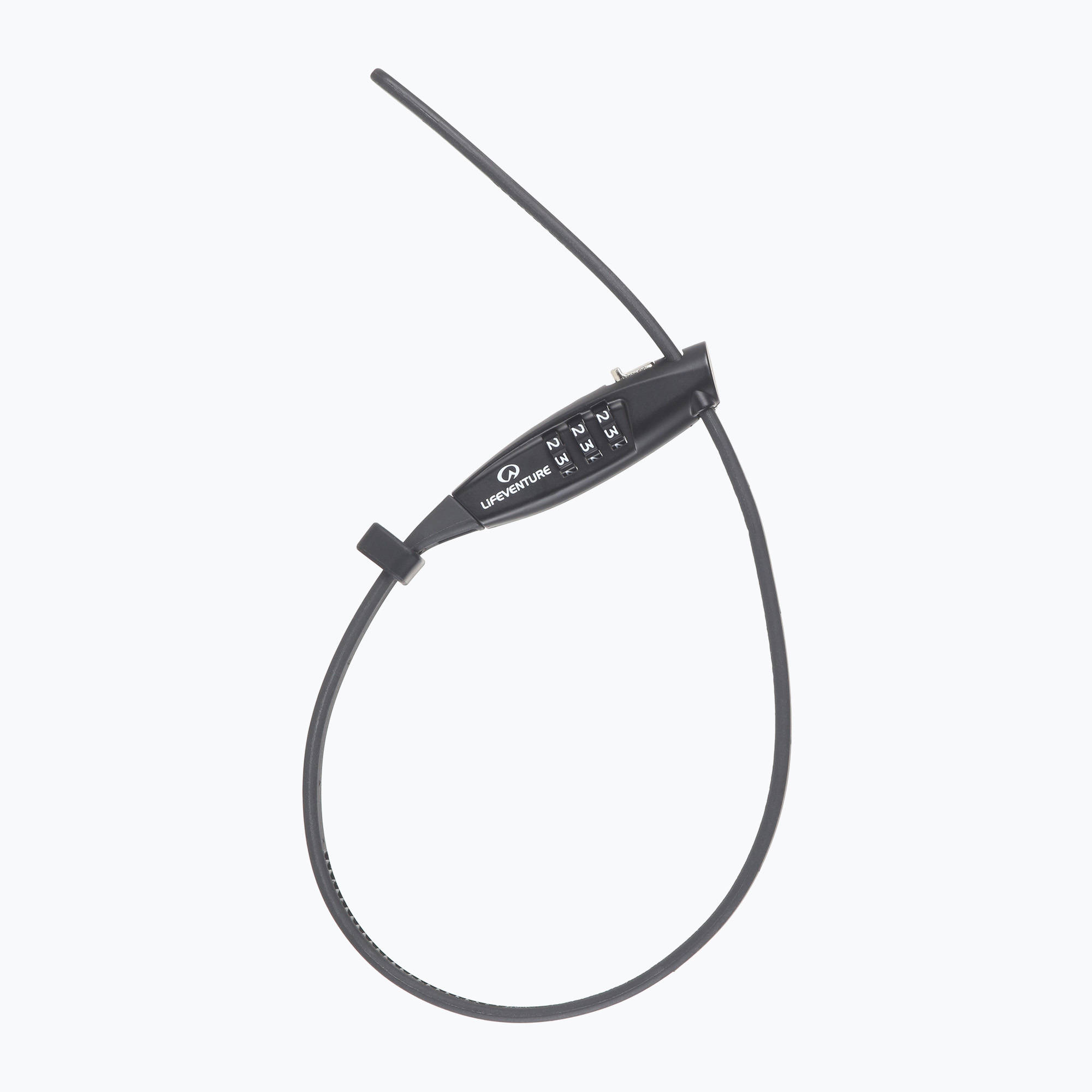 Linka zabezpieczająca z szyfrem Lifeventure Sliding Utility Lock black 