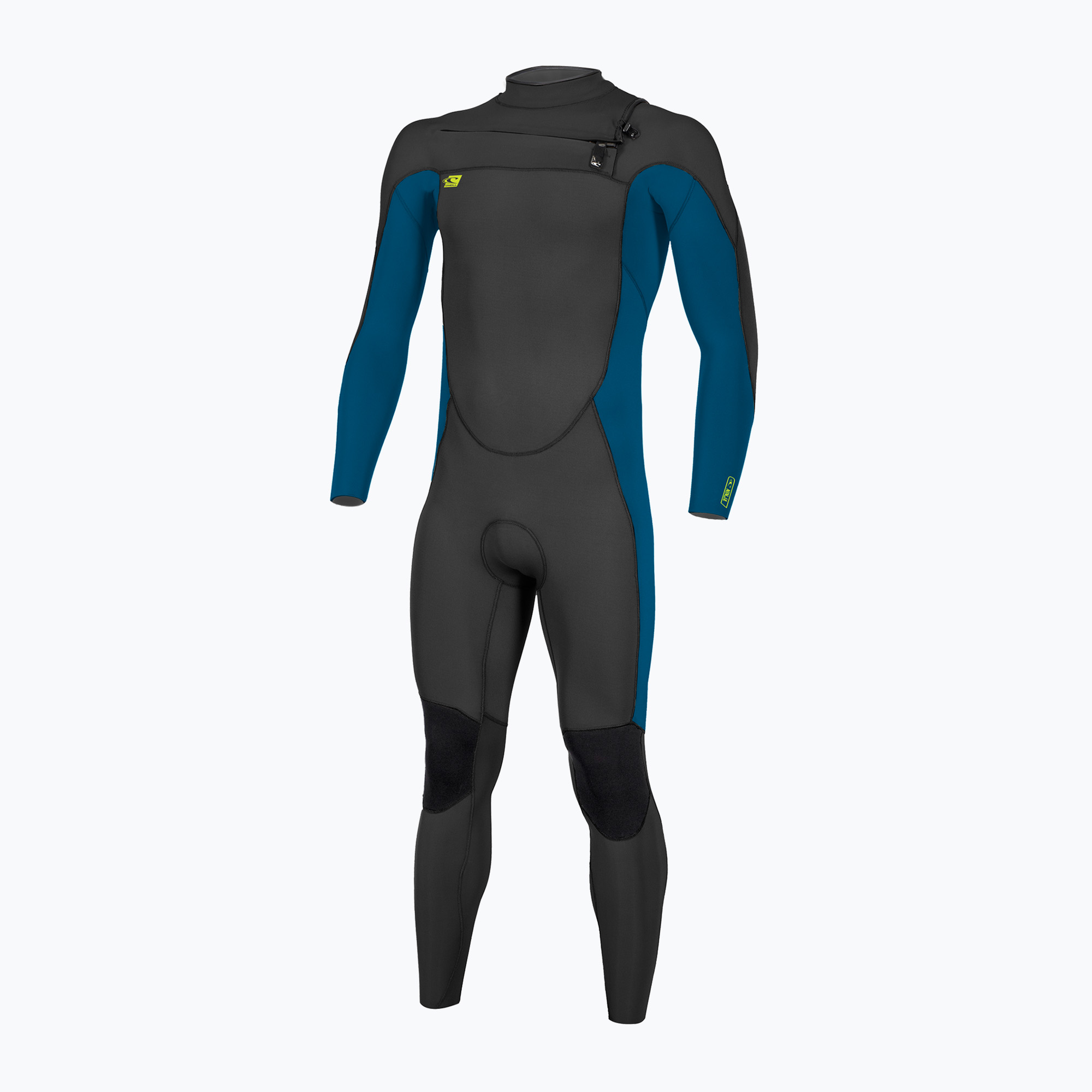 Pianka do pływania dziecięca O'Neill Youth Ninja 5/4 mm Chest Zip Full black/ultra blue/dayglo 