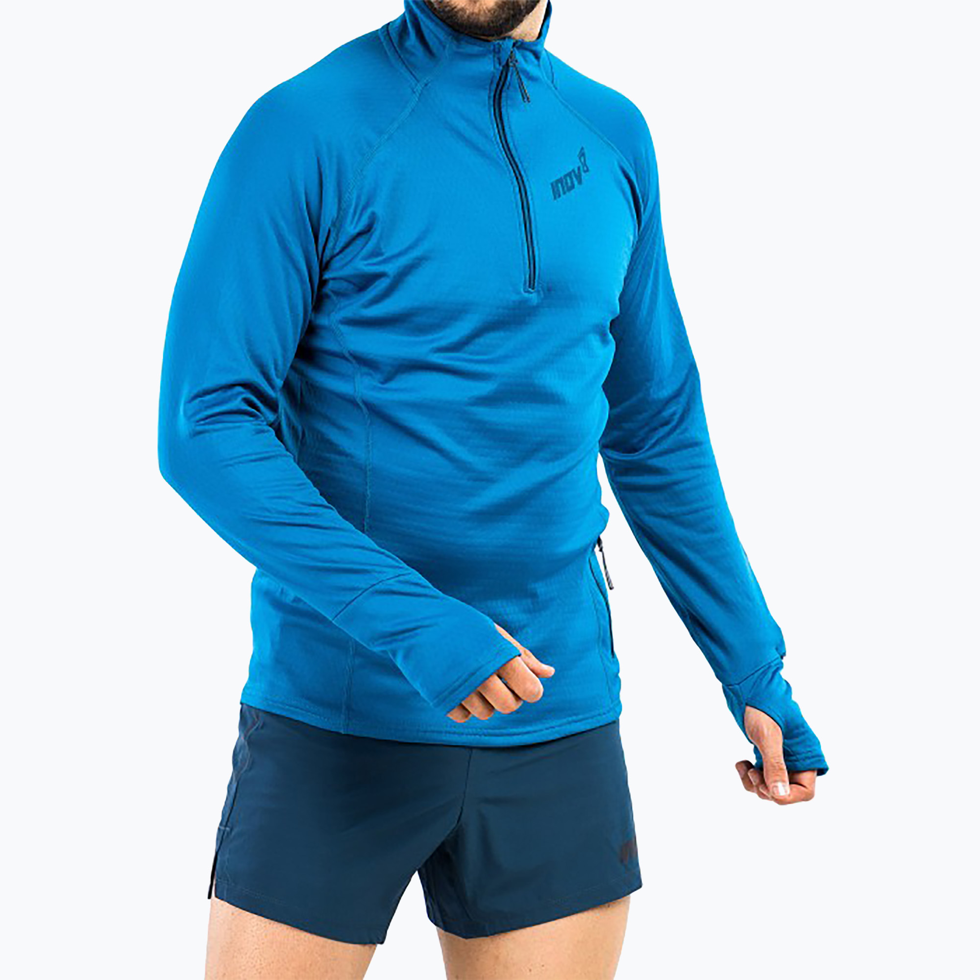 Bluza do biegania męska Inov-8 Venturelite Mid Half Zip blue | WYSYŁKA W 24H | 30 DNI NA ZWROT