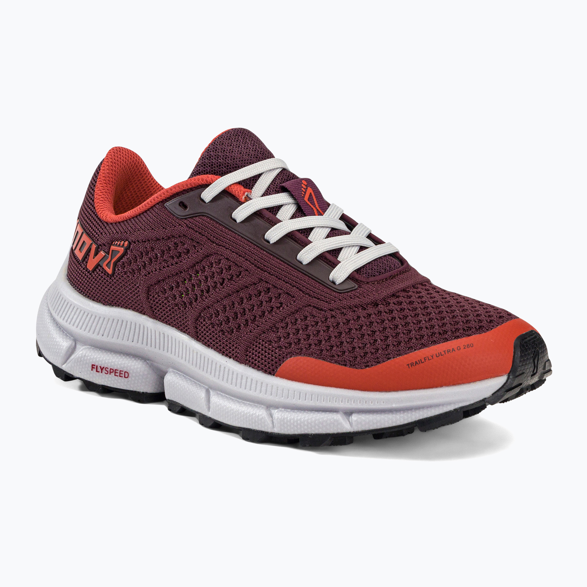 Buty do biegania damskie Inov-8 Trailfly Ultra G 280 red/burgundy | WYSYŁKA W 24H | 30 DNI NA ZWROT