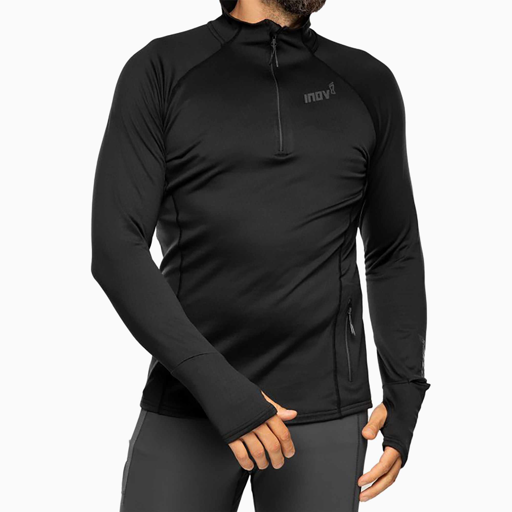 Bluza do biegania męska Inov-8 Venturelite Mid Half Zip black | WYSYŁKA W 24H | 30 DNI NA ZWROT