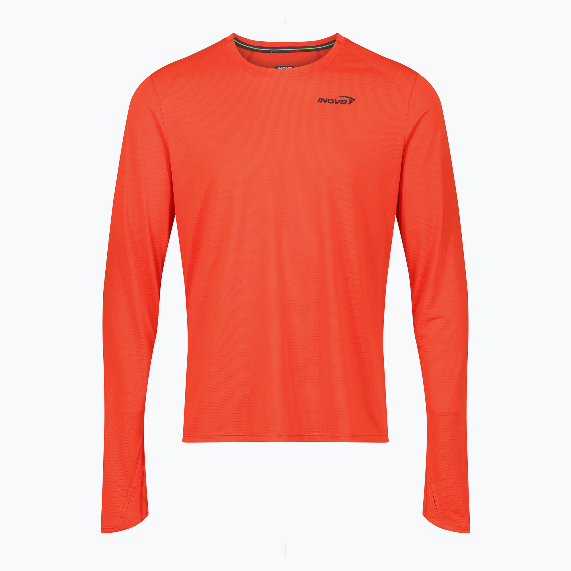 Longsleeve do biegania męski Inov-8 Performance fiery red/red | WYSYŁKA W 24H | 30 DNI NA ZWROT