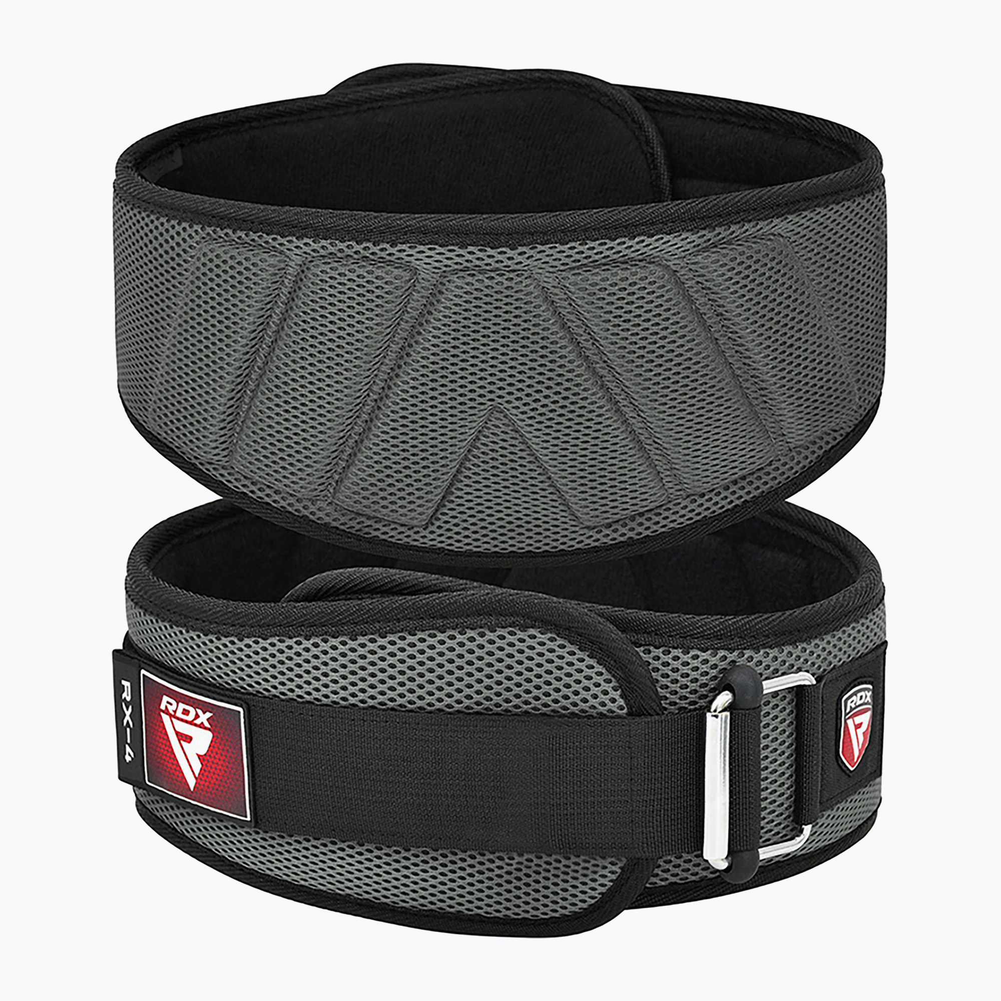 Pas do podnoszenia ciężarów RDX Rx4 Weightlifting Belt grey | WYSYŁKA W 24H | 30 DNI NA ZWROT