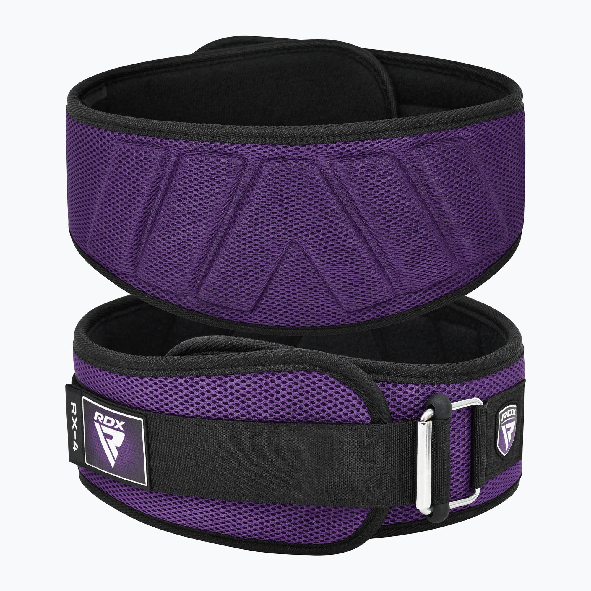 Pas do podnoszenia ciężarów RDX Rx4 Weightlifting Belt purple | WYSYŁKA W 24H | 30 DNI NA ZWROT