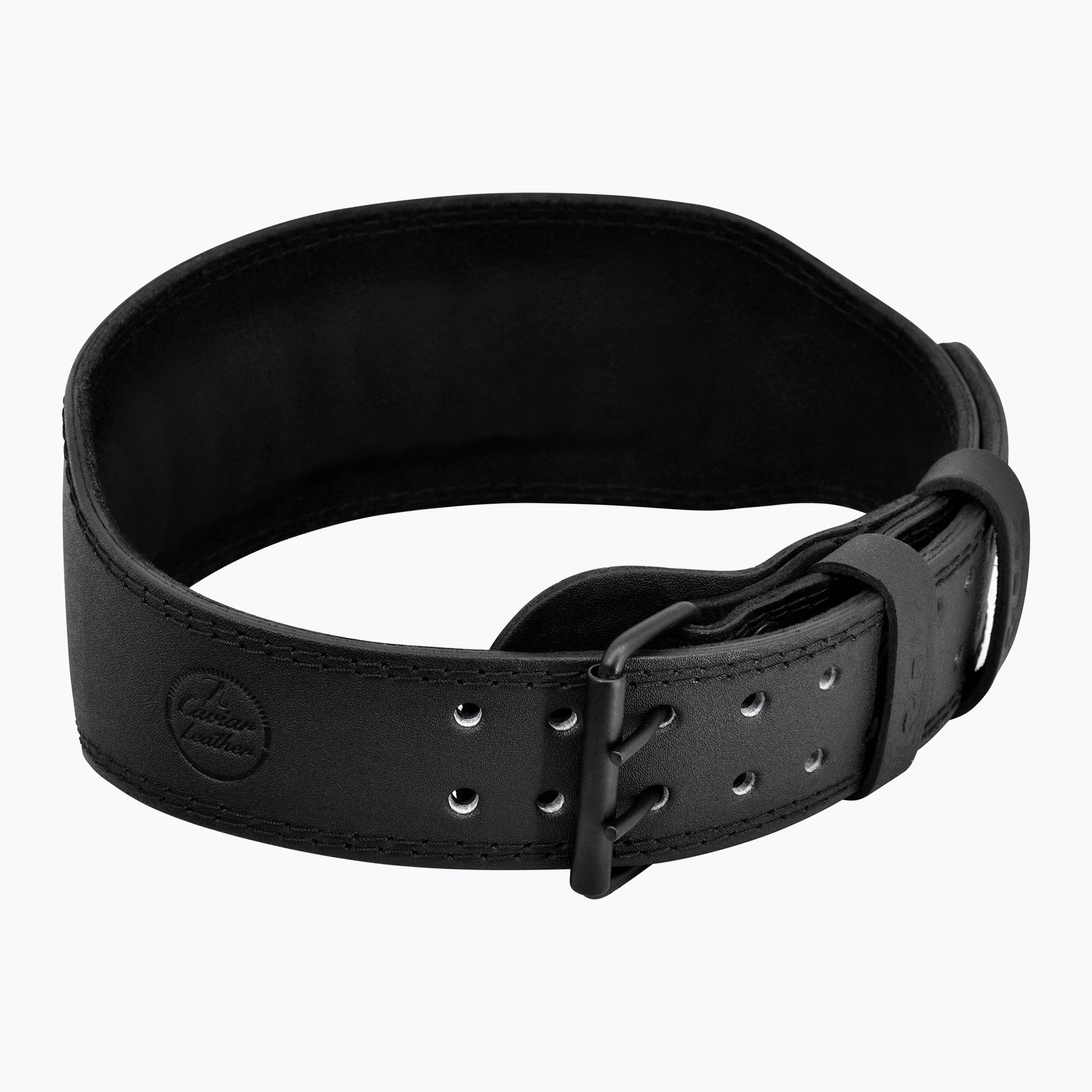 Pas do podnoszenia ciężarów RDX Belt 4" Leather black | WYSYŁKA W 24H | 30 DNI NA ZWROT
