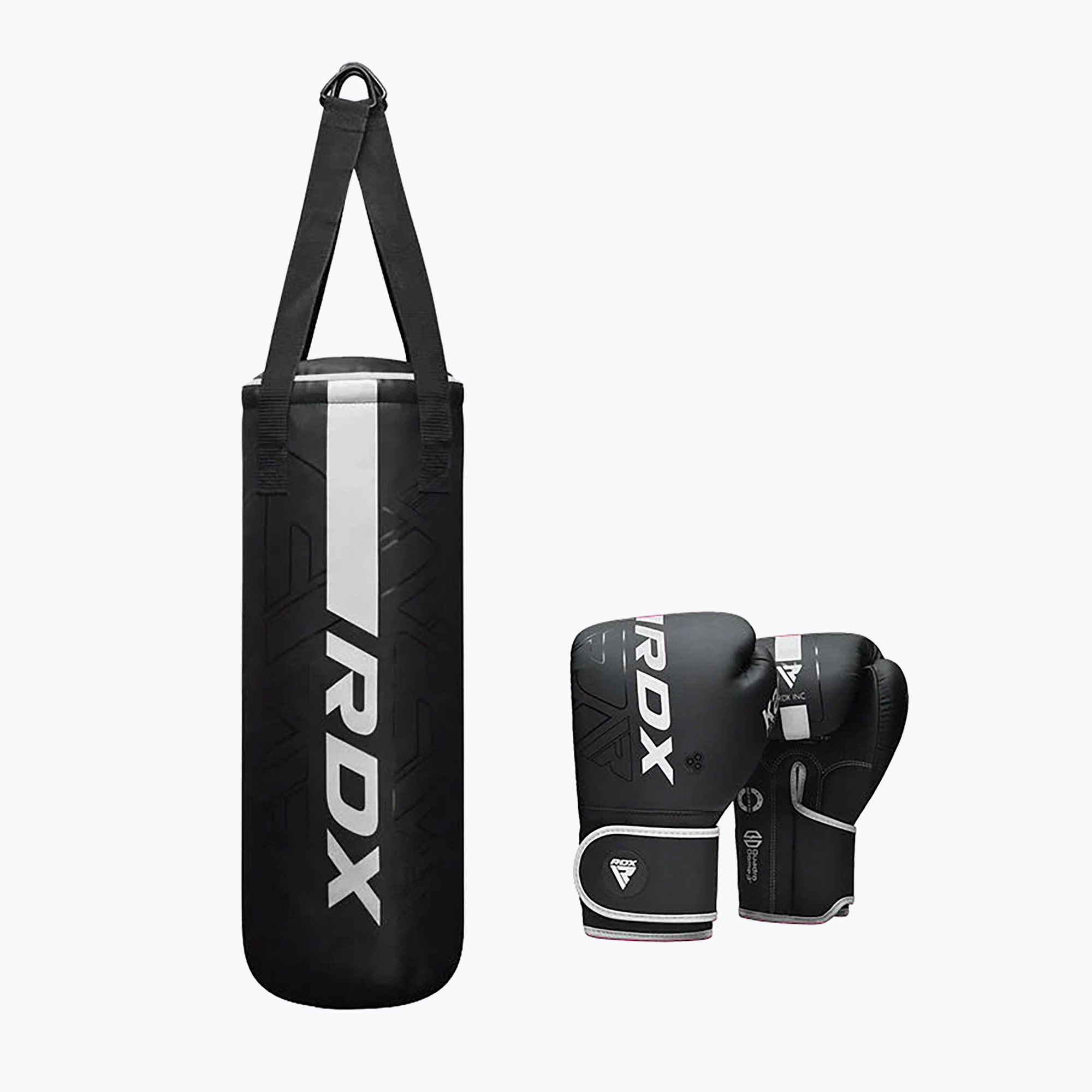 Worek bokserski RDX F6 Junior Punch Bag + Boxing Gloves matte white | WYSYŁKA W 24H | 30 DNI NA ZWROT