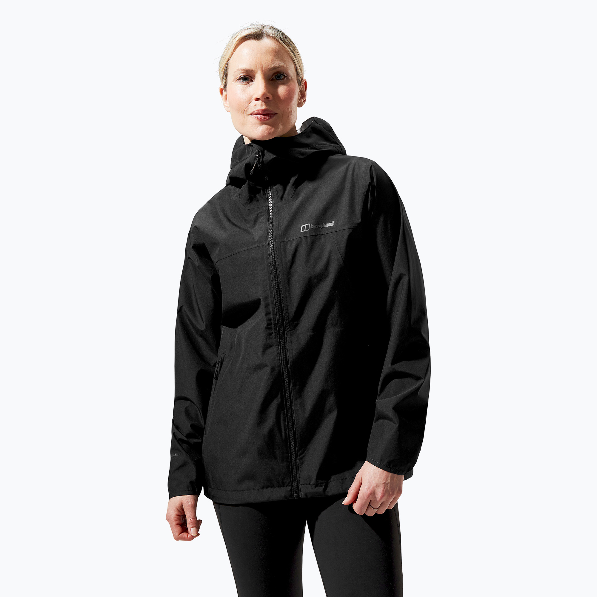 Kurtka przeciwdeszczowa damska Berghaus Deluge Pro 3.0 black/black | WYSYŁKA W 24H | 30 DNI NA ZWROT