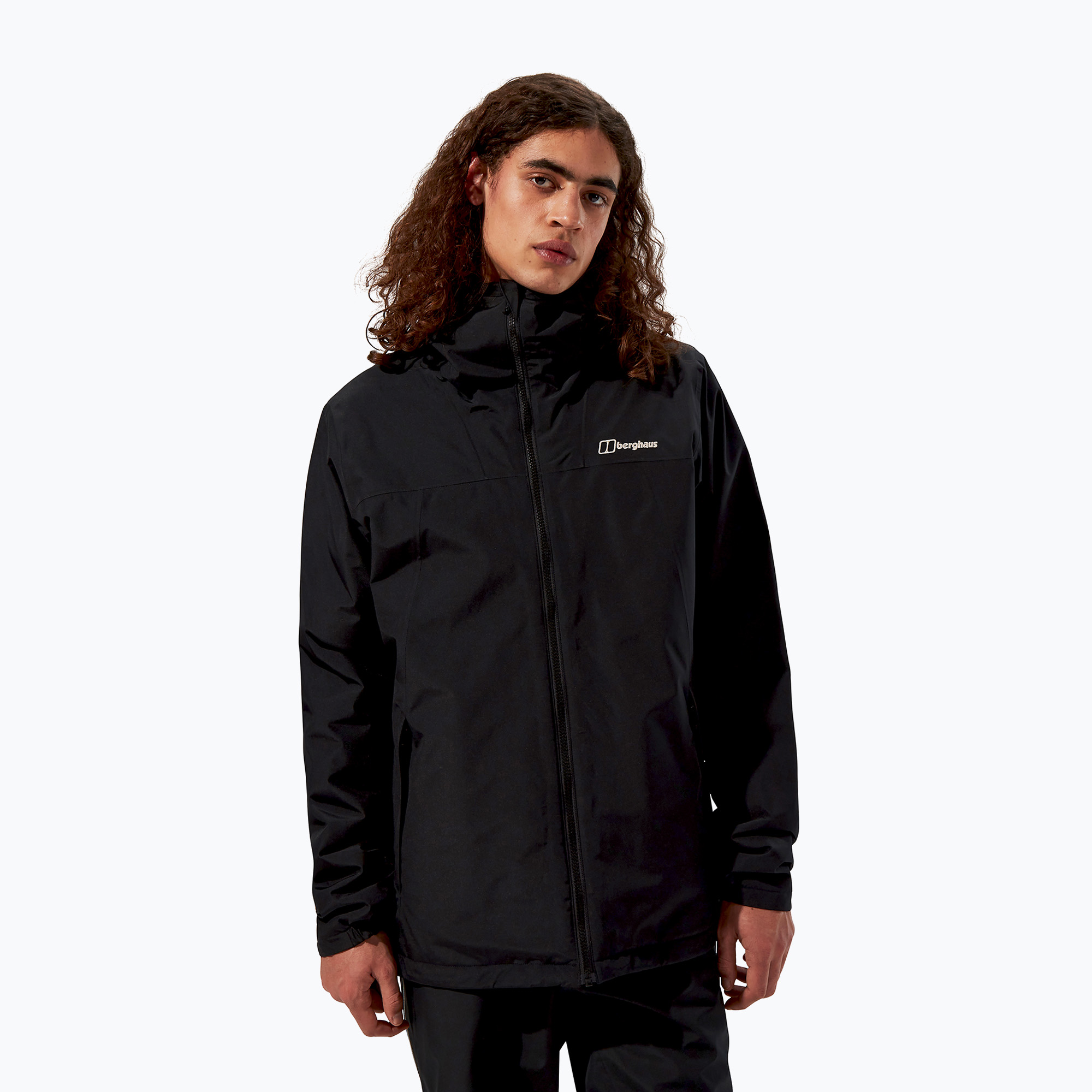 Kurtka przeciwdeszczowa męska Berghaus Deluge Pro 3.0 Insulated black | WYSYŁKA W 24H | 30 DNI NA ZWROT