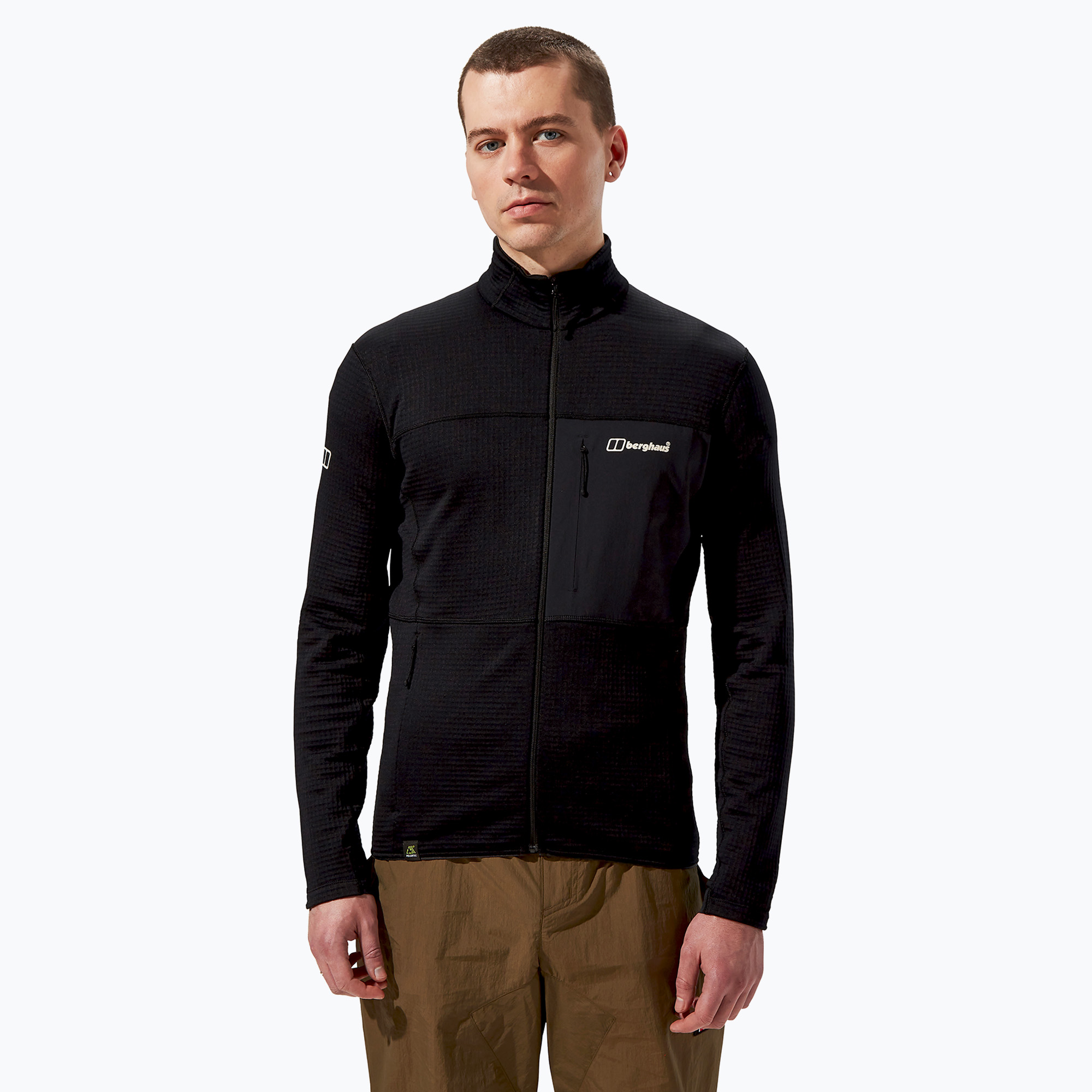 Bluza polarowa męska Berghaus Ridge-Hiker black | WYSYŁKA W 24H | 30 DNI NA ZWROT