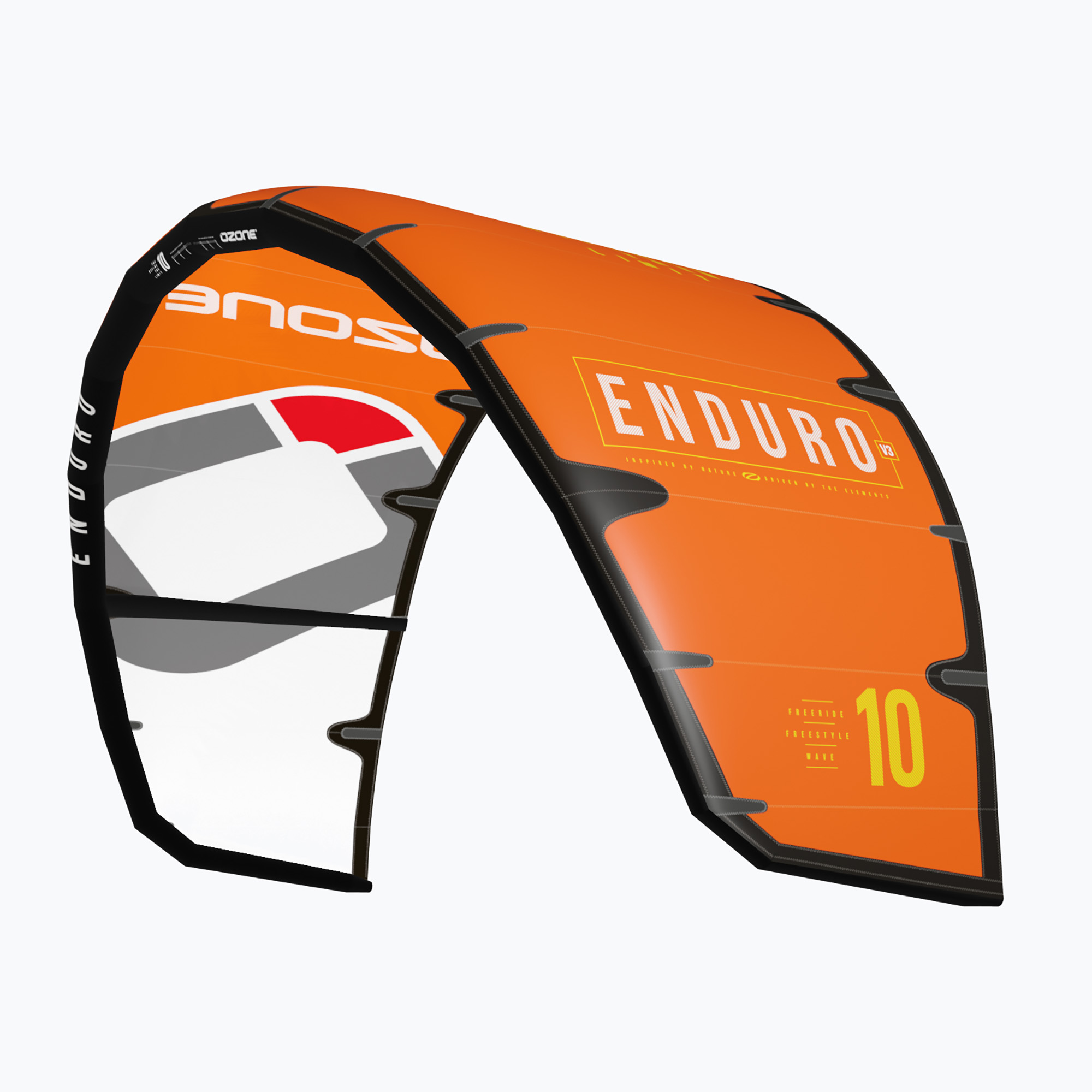 Latawiec kitesurfingowy Ozone Enduro V3 orange/white | WYSYŁKA W 24H | 30 DNI NA ZWROT