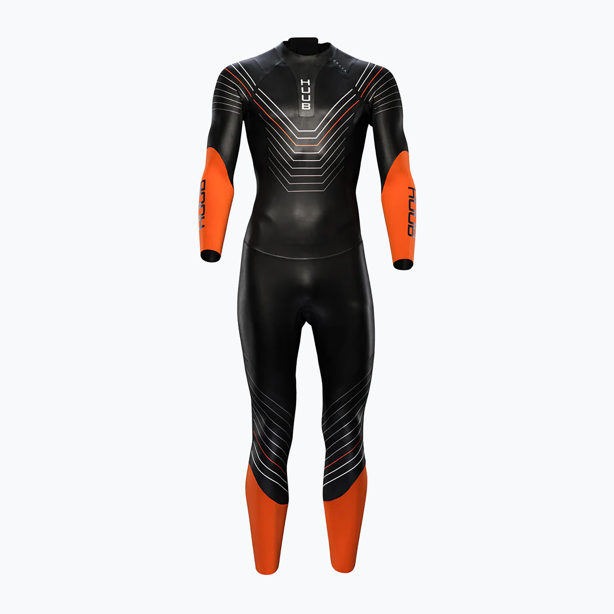 Pianka triathlonowa męska HUUB Araya Sleeveless 2:4 mm orange 