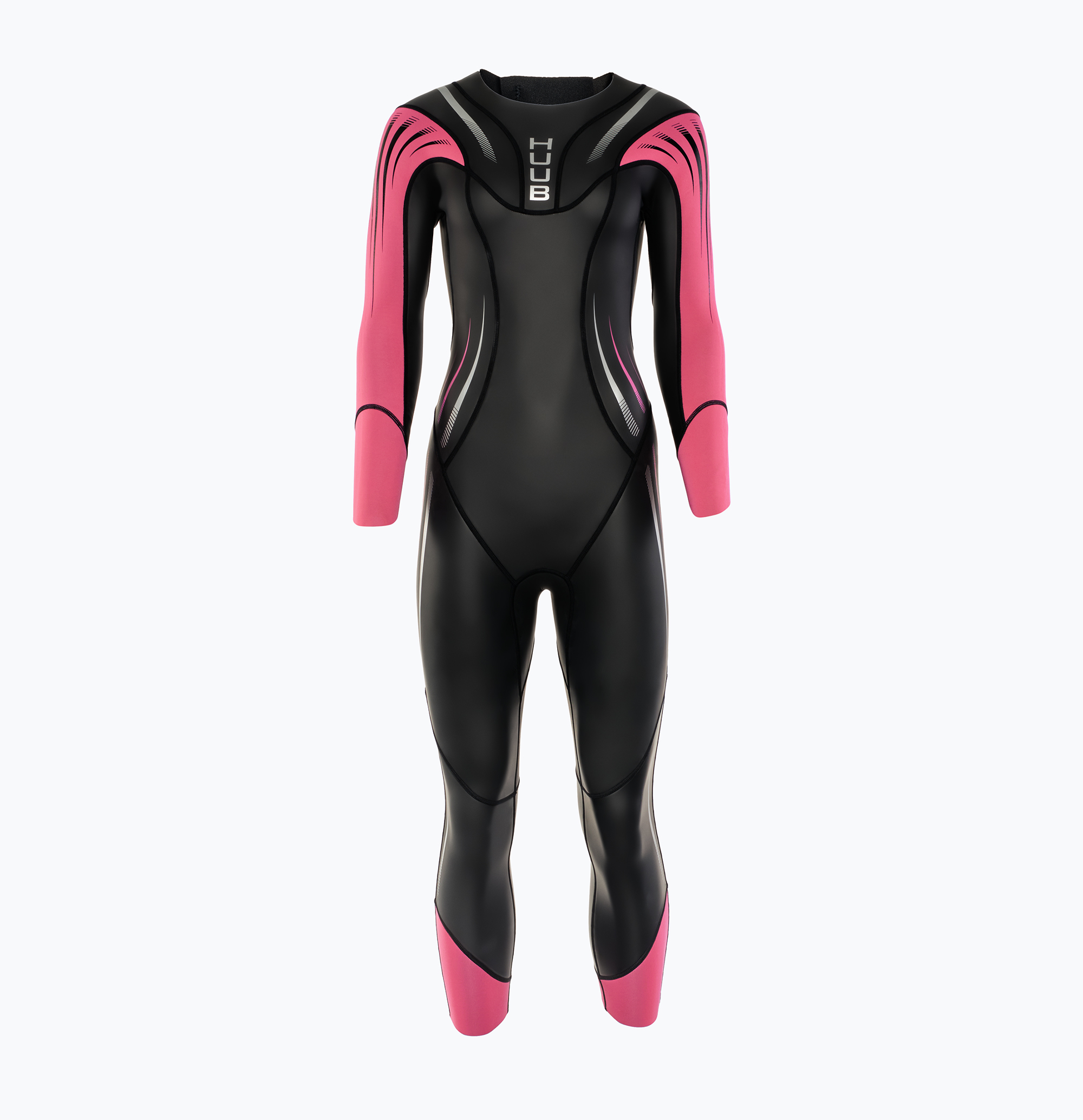Pianka triathlonowa damska HUUB Surface 3.3 mm fluo pink 