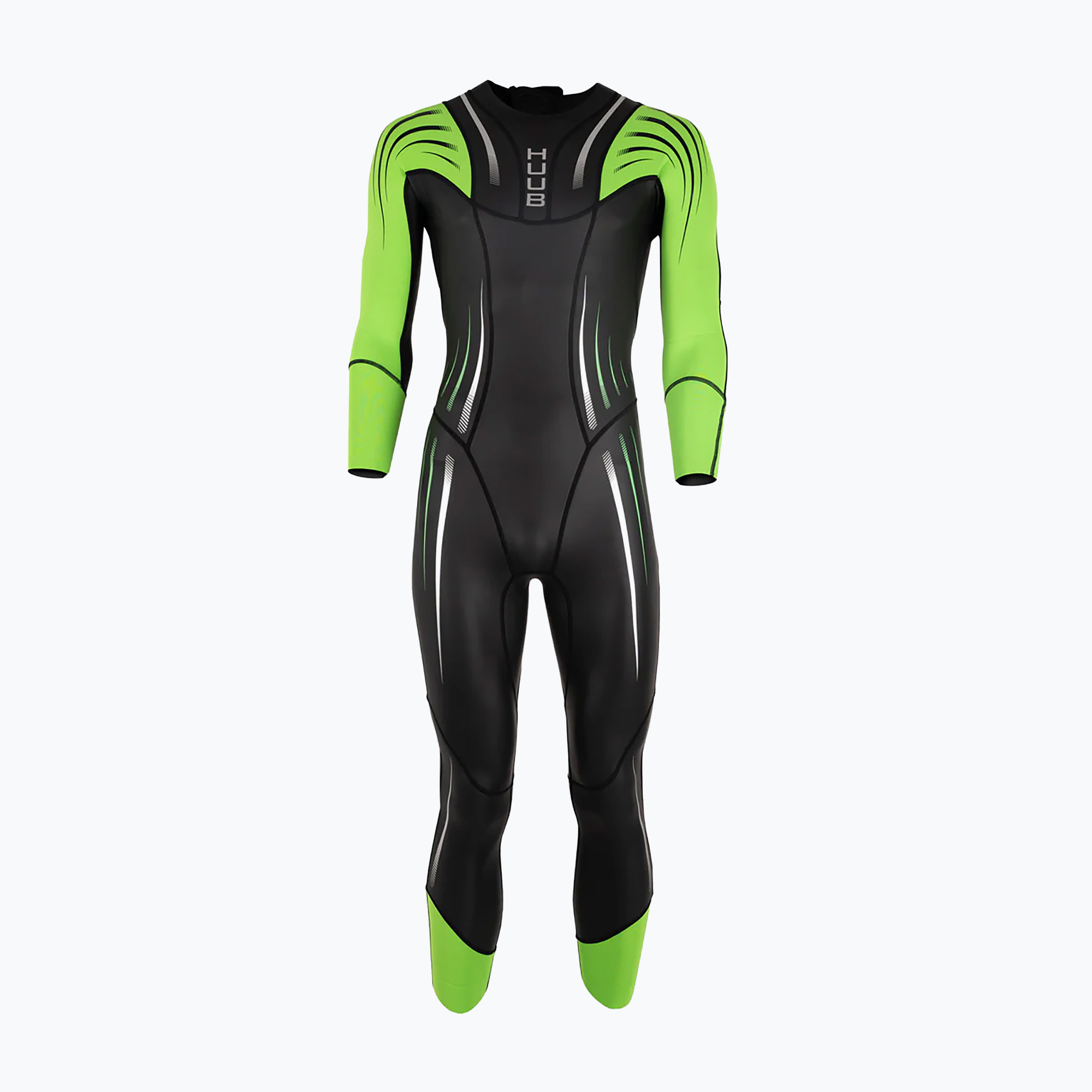 Pianka triathlonowa męska HUUB Surface 3.3 mm fluo green 