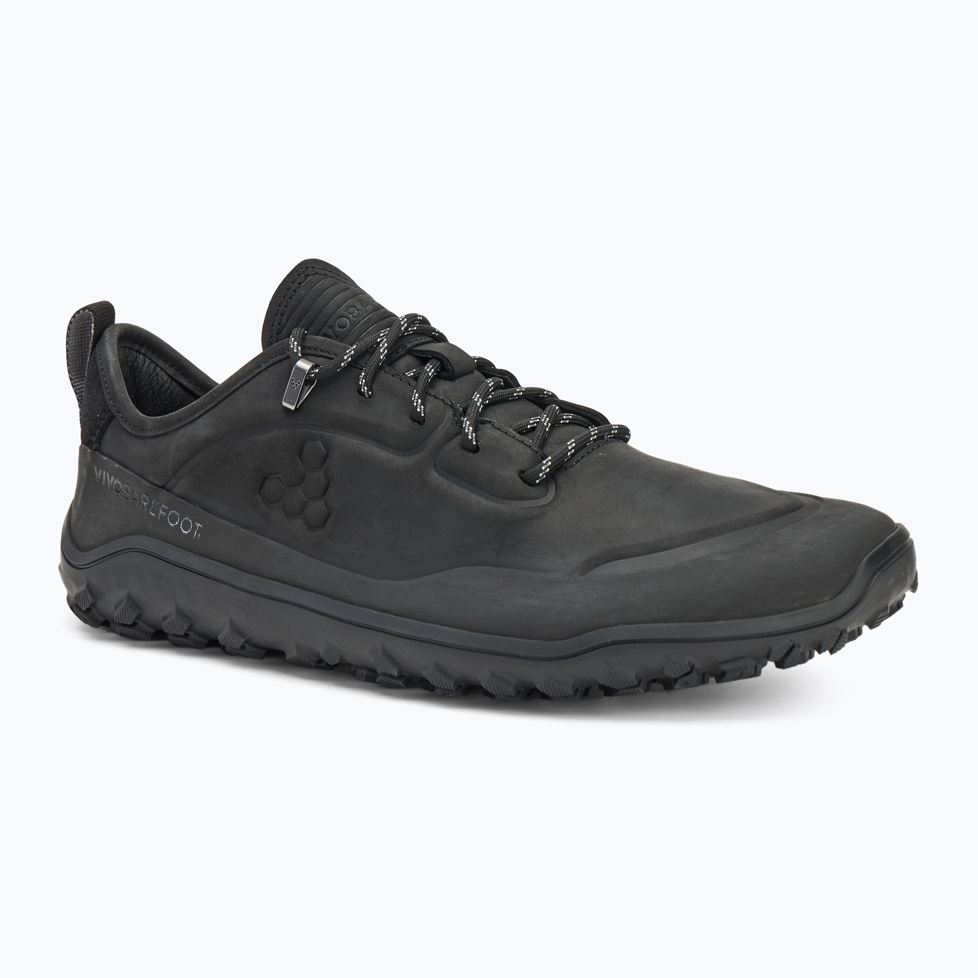 Buty barefoot męskie Vivobarefoot Tracker Leather Low obsidian | WYSYŁKA W 24H | 30 DNI NA ZWROT