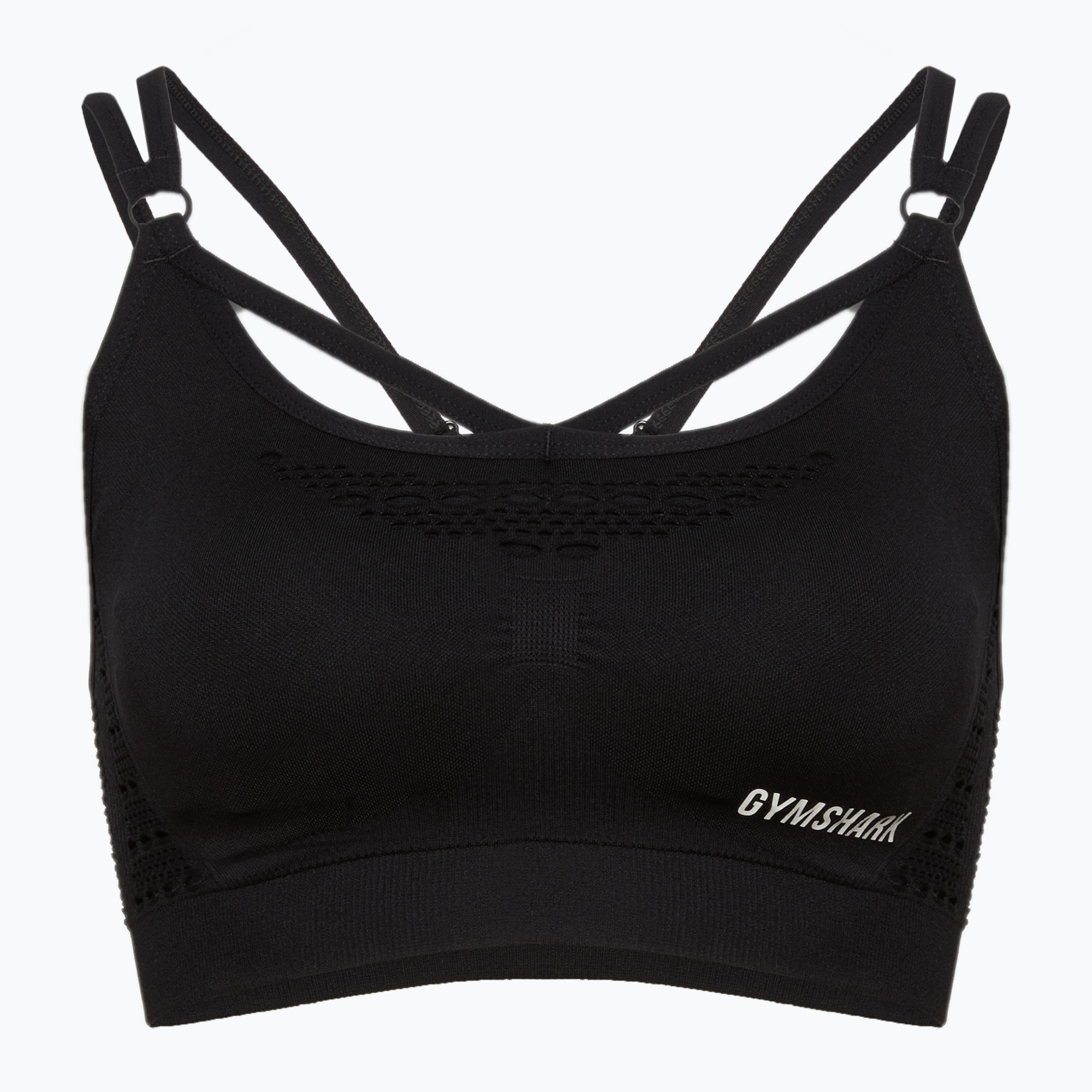 Biustonosz treningowy Gymshark Energy Seamless Sports black | WYSYŁKA W 24H | 30 DNI NA ZWROT