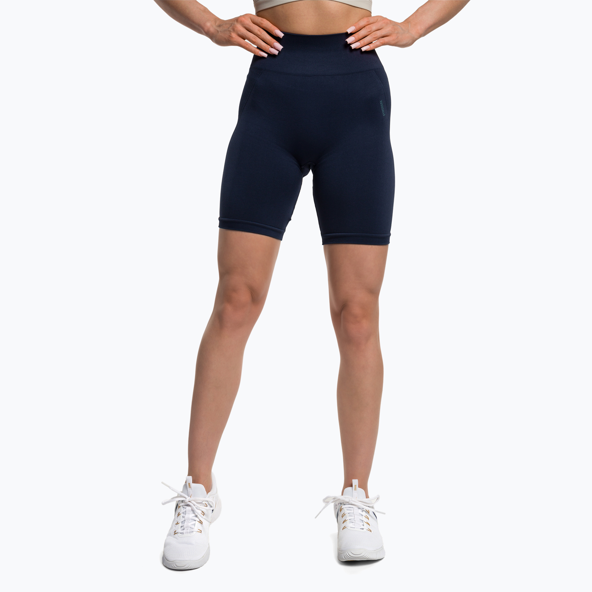 Spodenki treningowe damskie Gymshark Flex Cycling navy blue | WYSYŁKA W 24H | 30 DNI NA ZWROT