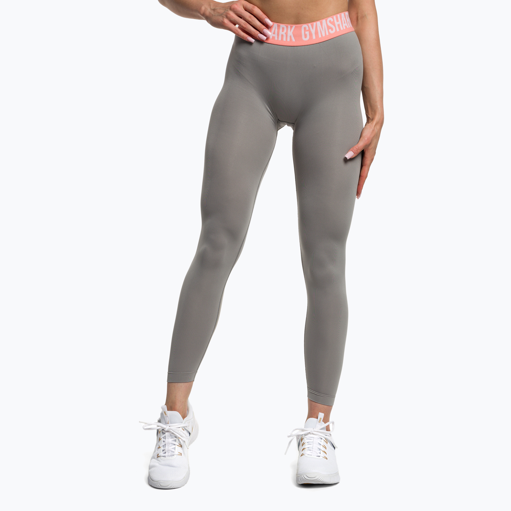 Legginsy treningowe damskie Gymshark Fit smokey grey 