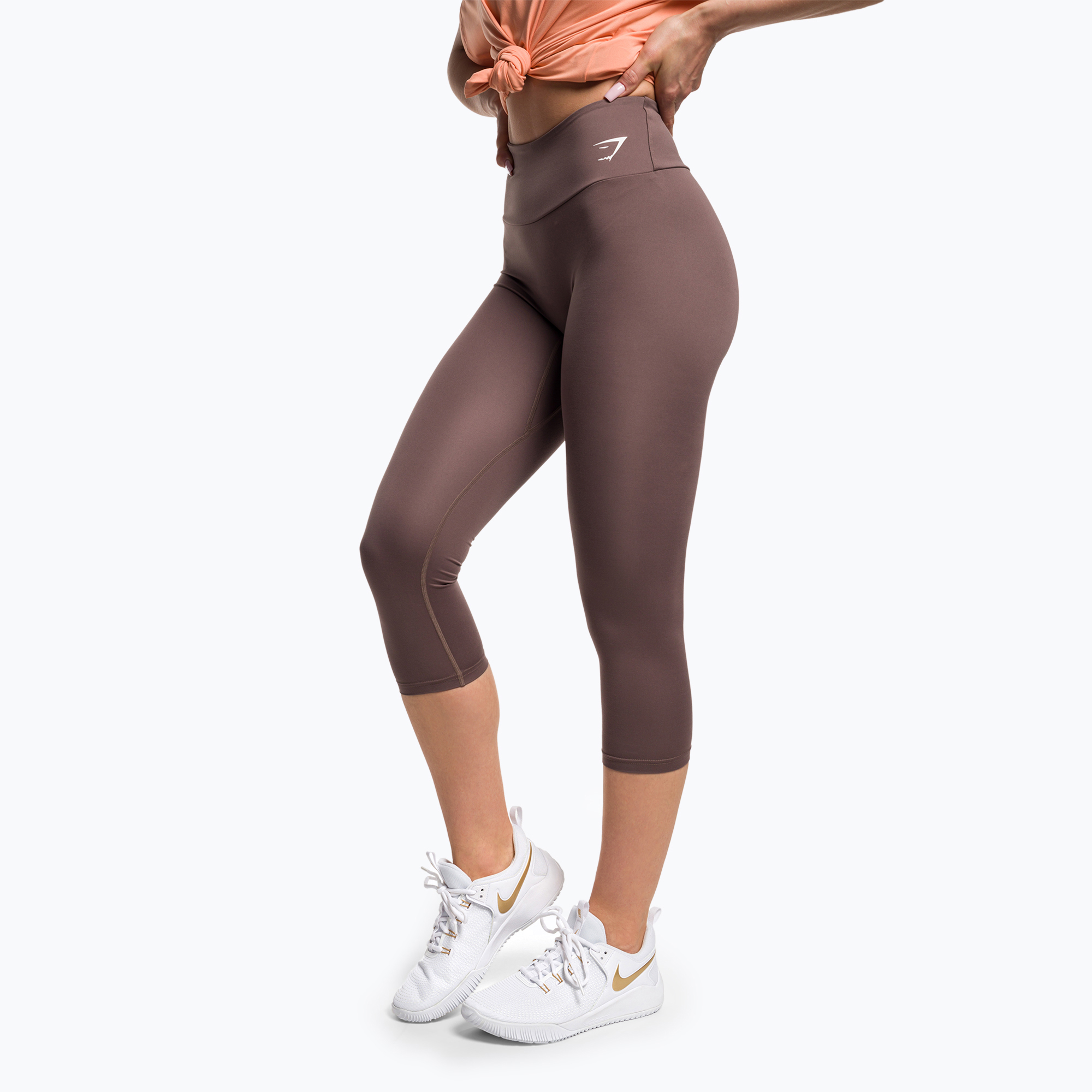 Legginsy treningowe damskie Gymshark Training 7/8 penny brown | WYSYŁKA W 24H | 30 DNI NA ZWROT