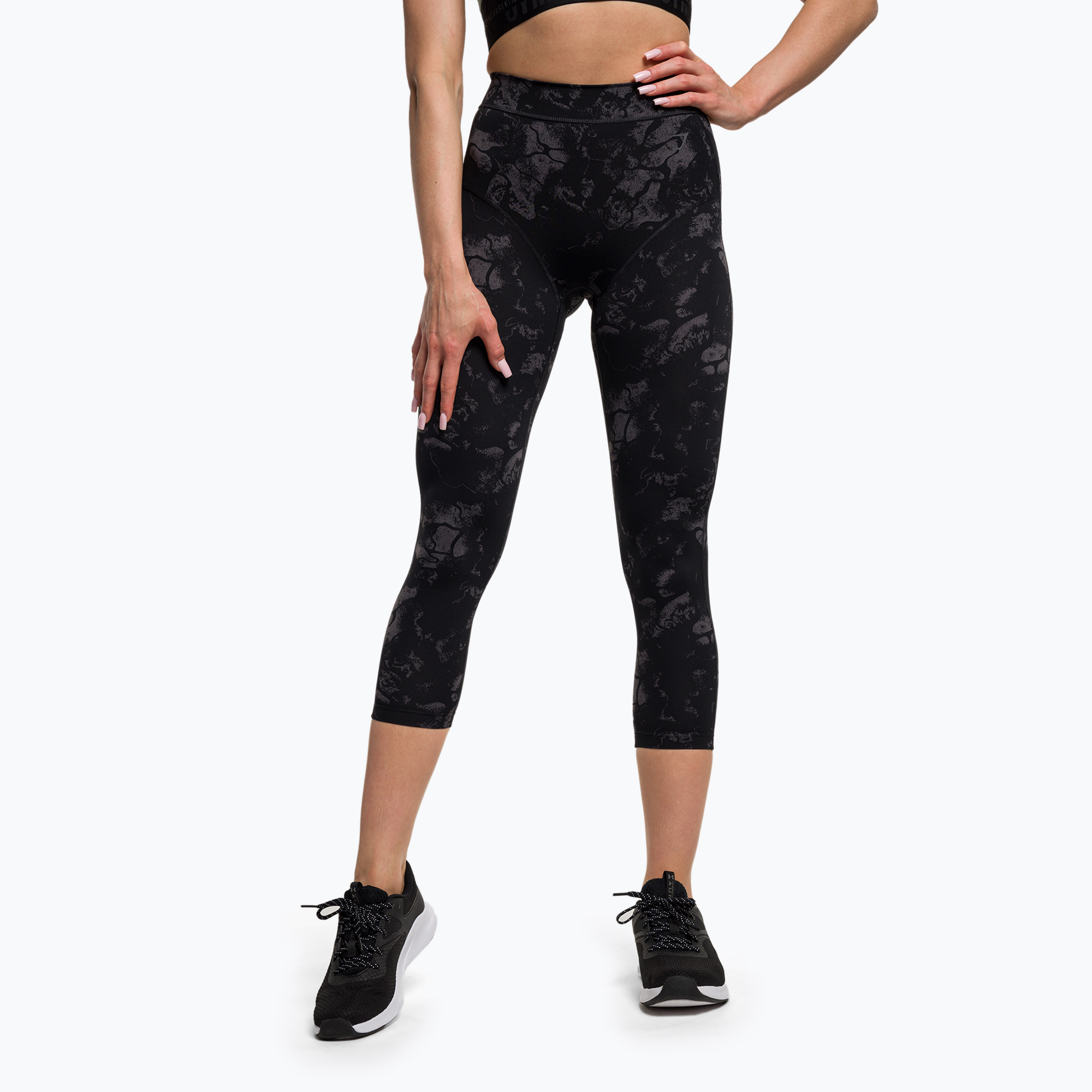 Legginsy treningowe damskie Gymshark KK Twins black/orange | WYSYŁKA W 24H | 30 DNI NA ZWROT