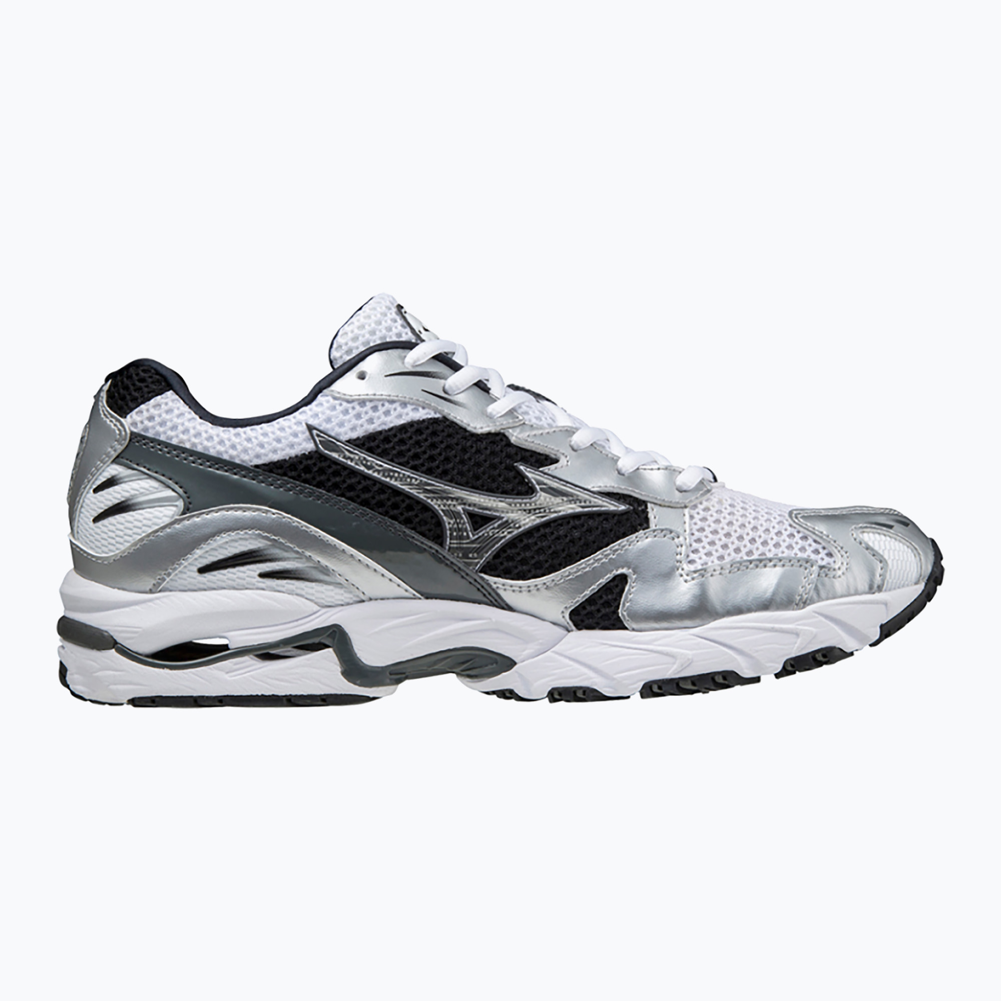Buty męskie Mizuno Wave Rider 10 white/silver/black 