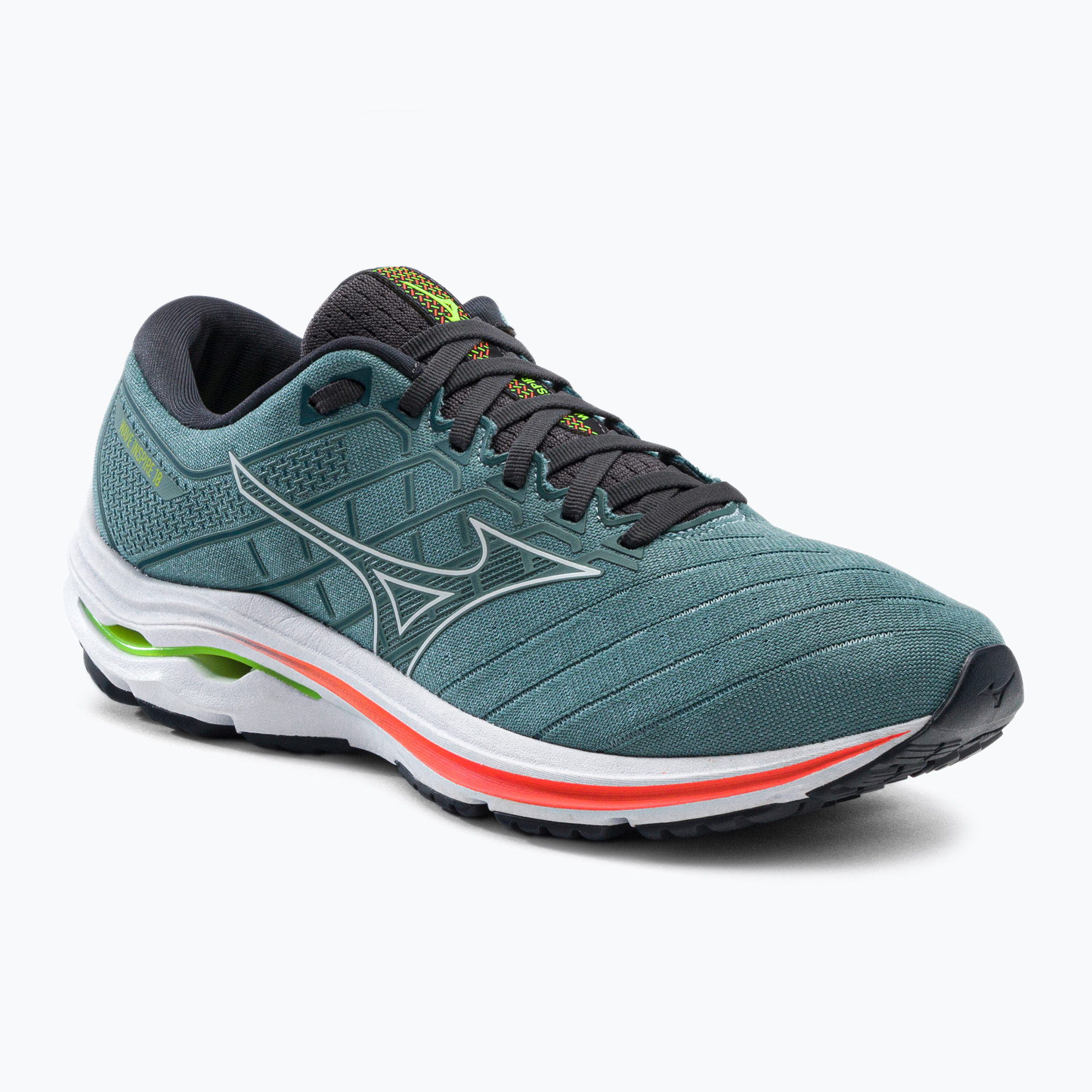 Buty do biegania męskie Mizuno Wave Inspire 18 niebieskie J1GC224401 | WYSYŁKA W 24H | 30 DNI NA ZWROT
