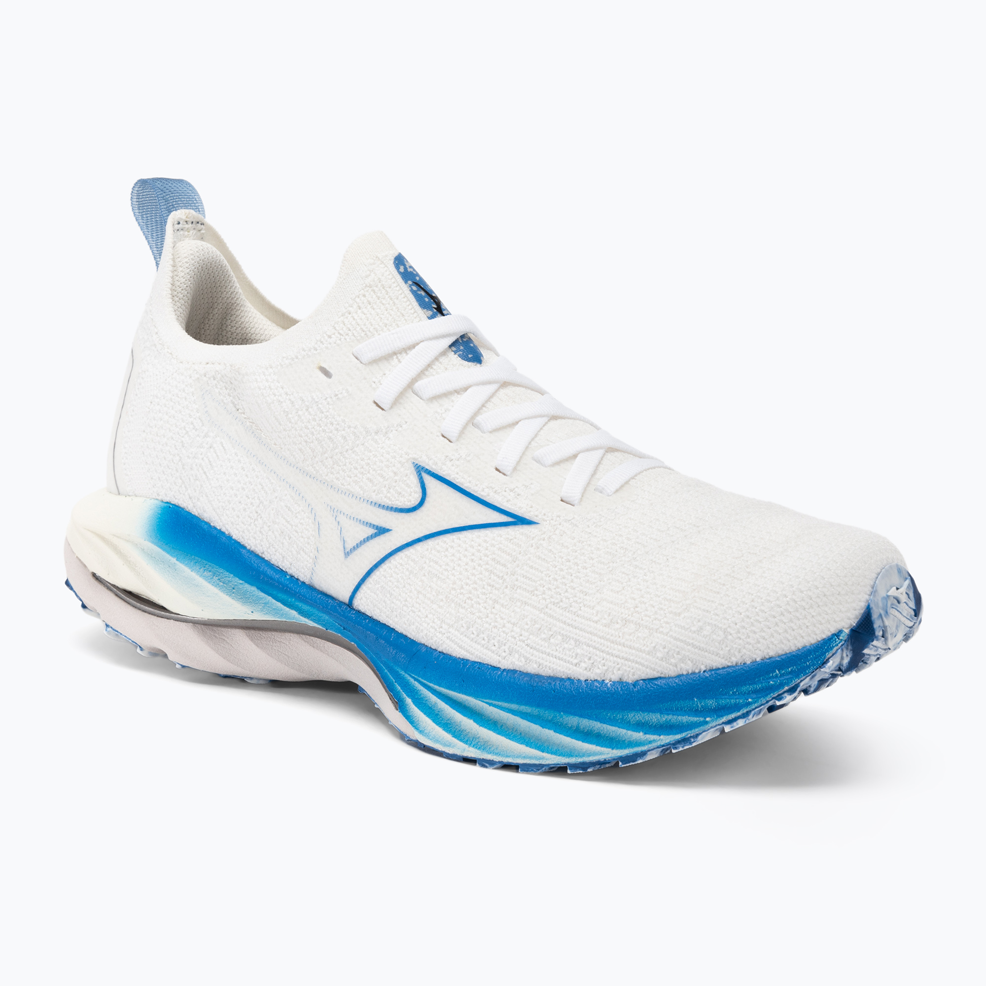 Buty do biegania męskie Mizuno Wave Neo Wind white/8401 c/peace blue | WYSYŁKA W 24H | 30 DNI NA ZWROT