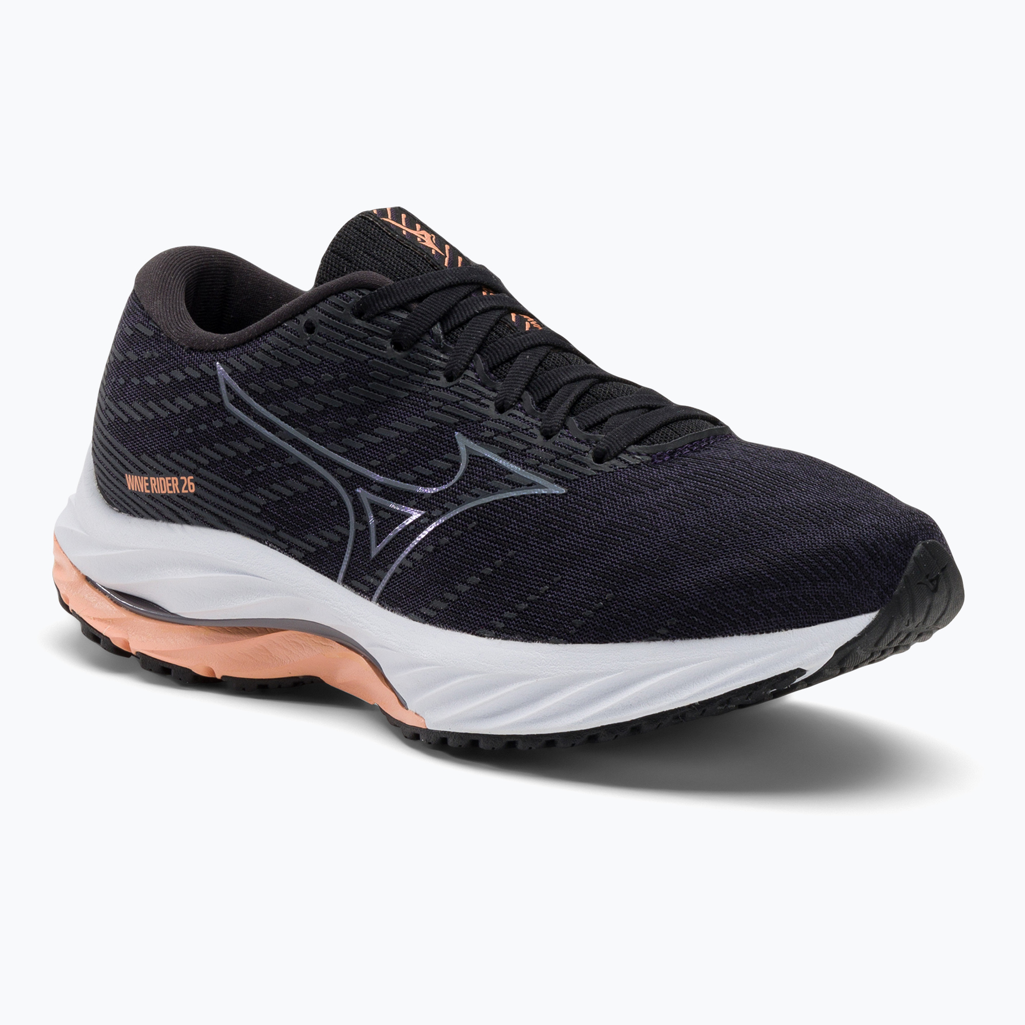 Buty do biegania damskie Mizuno Wave Rider 26 odyssey gray/quicksilver/salmon | WYSYŁKA W 24H | 30 DNI NA ZWROT