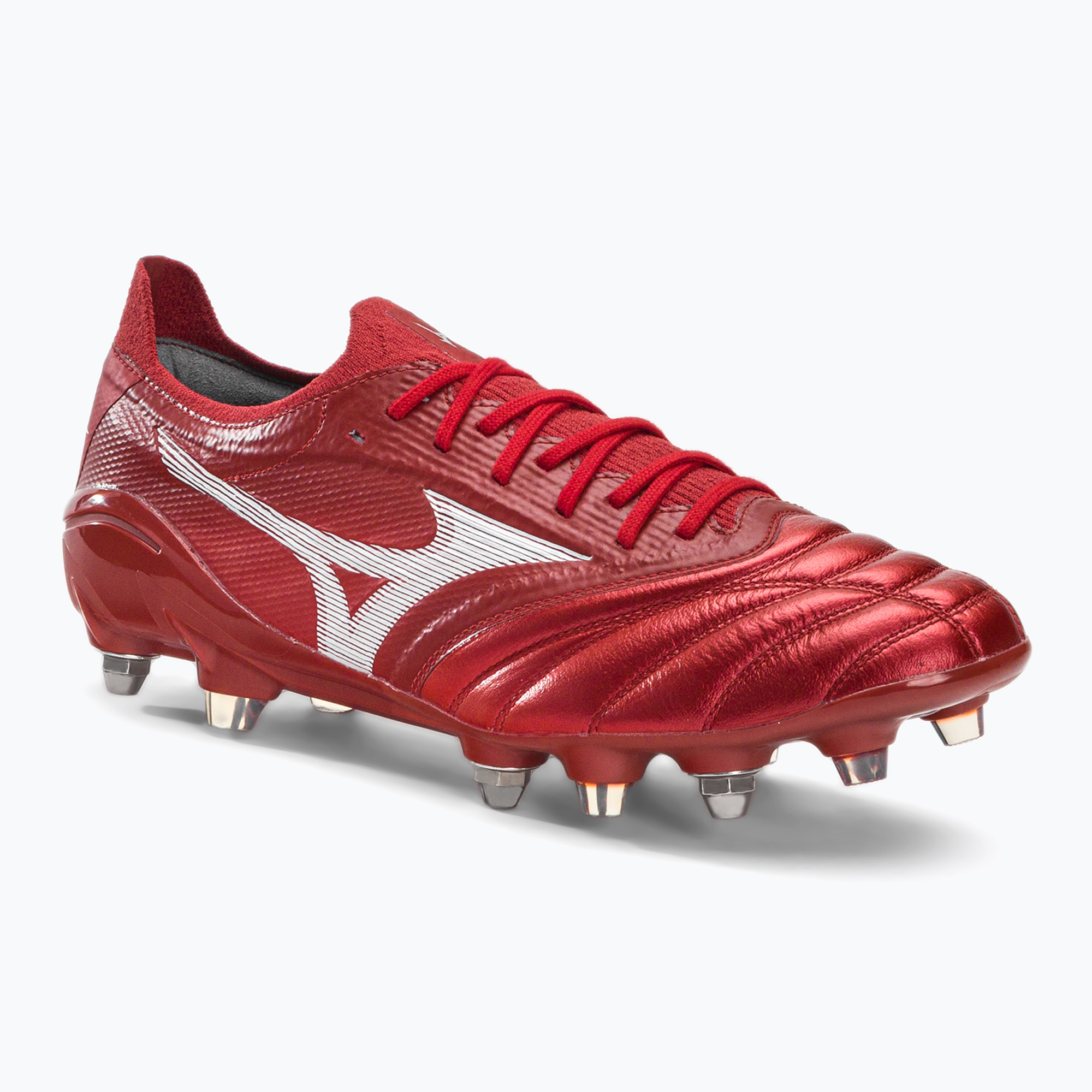 Buty piłkarskie Mizuno Morelia Neo III Beta Elite Mix czerwone P1GC229160 | WYSYŁKA W 24H | 30 DNI NA ZWROT