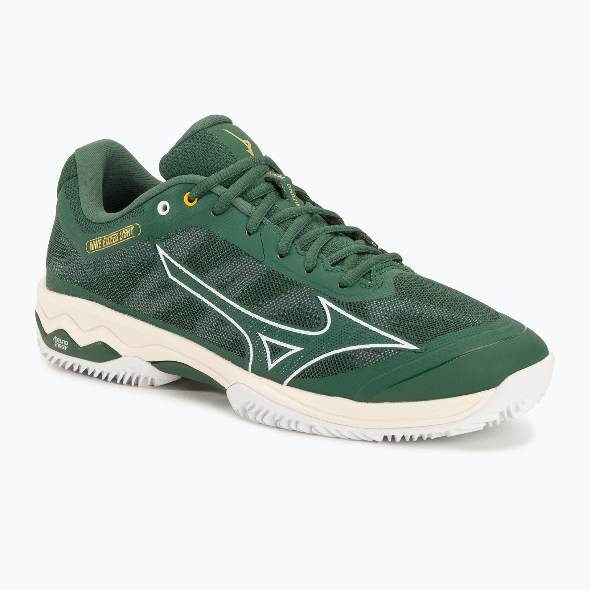 Buty do tenisa męskie Mizuno Wave Exceed Light CC pineneedle/white/papyrus | WYSYŁKA W 24H | 30 DNI NA ZWROT