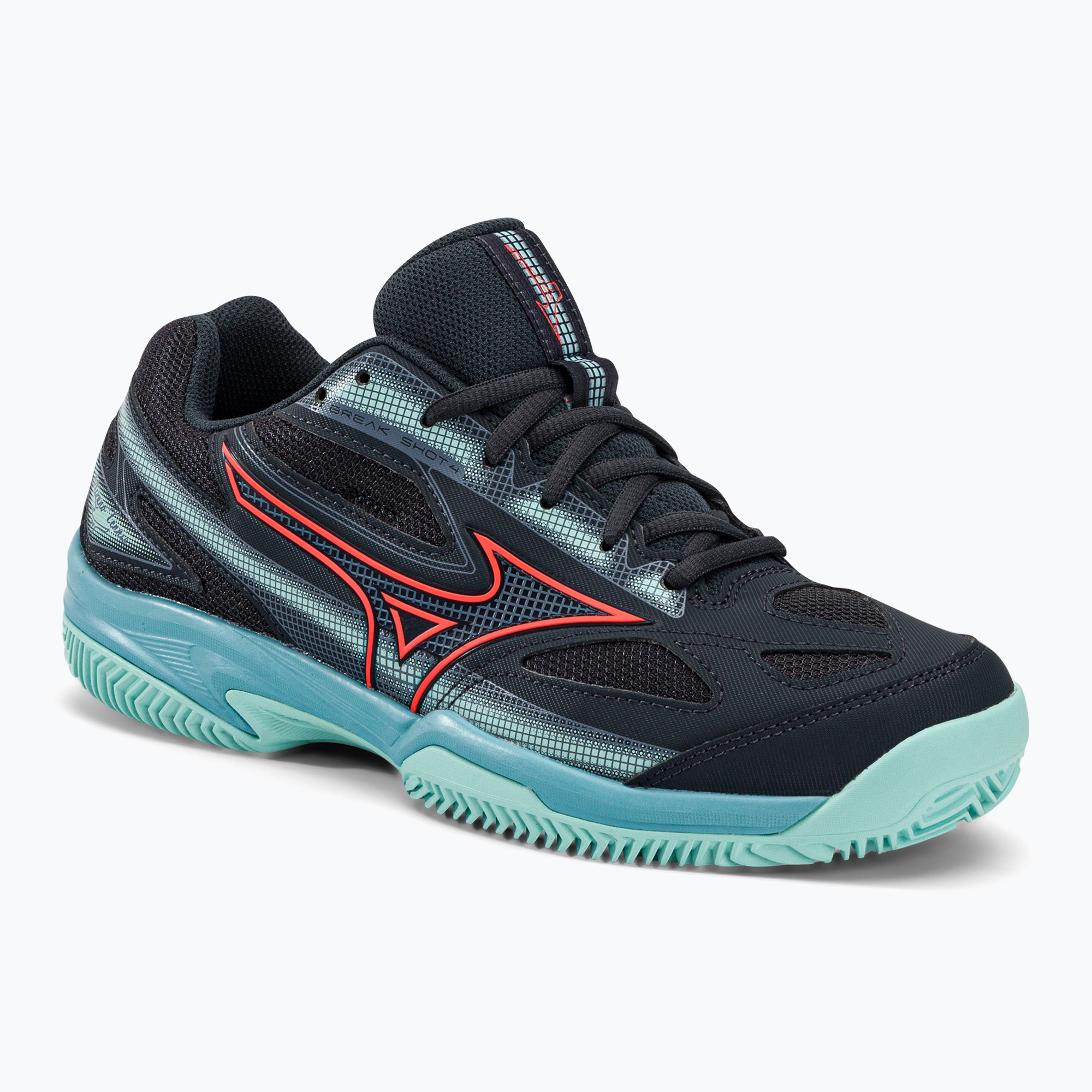 Buty do tenisa Mizuno Break Shot 4 CC collegiate blue/ soleil/ tanager turquoise | WYSYŁKA W 24H | 30 DNI NA ZWROT