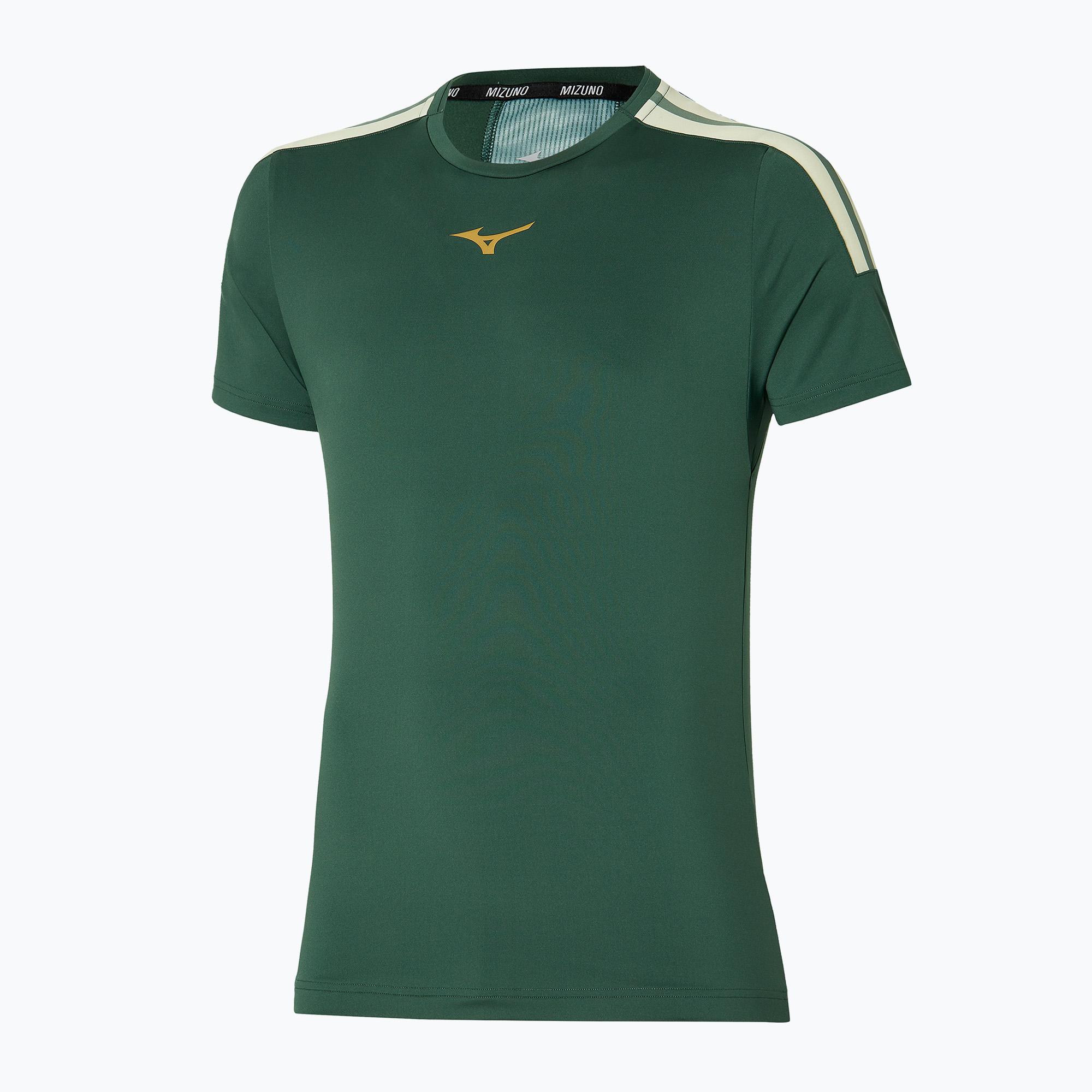 Koszulka tenisowa męska Mizuno Shadow Tee zielona 62GAA00237 | WYSYŁKA W 24H | 30 DNI NA ZWROT
