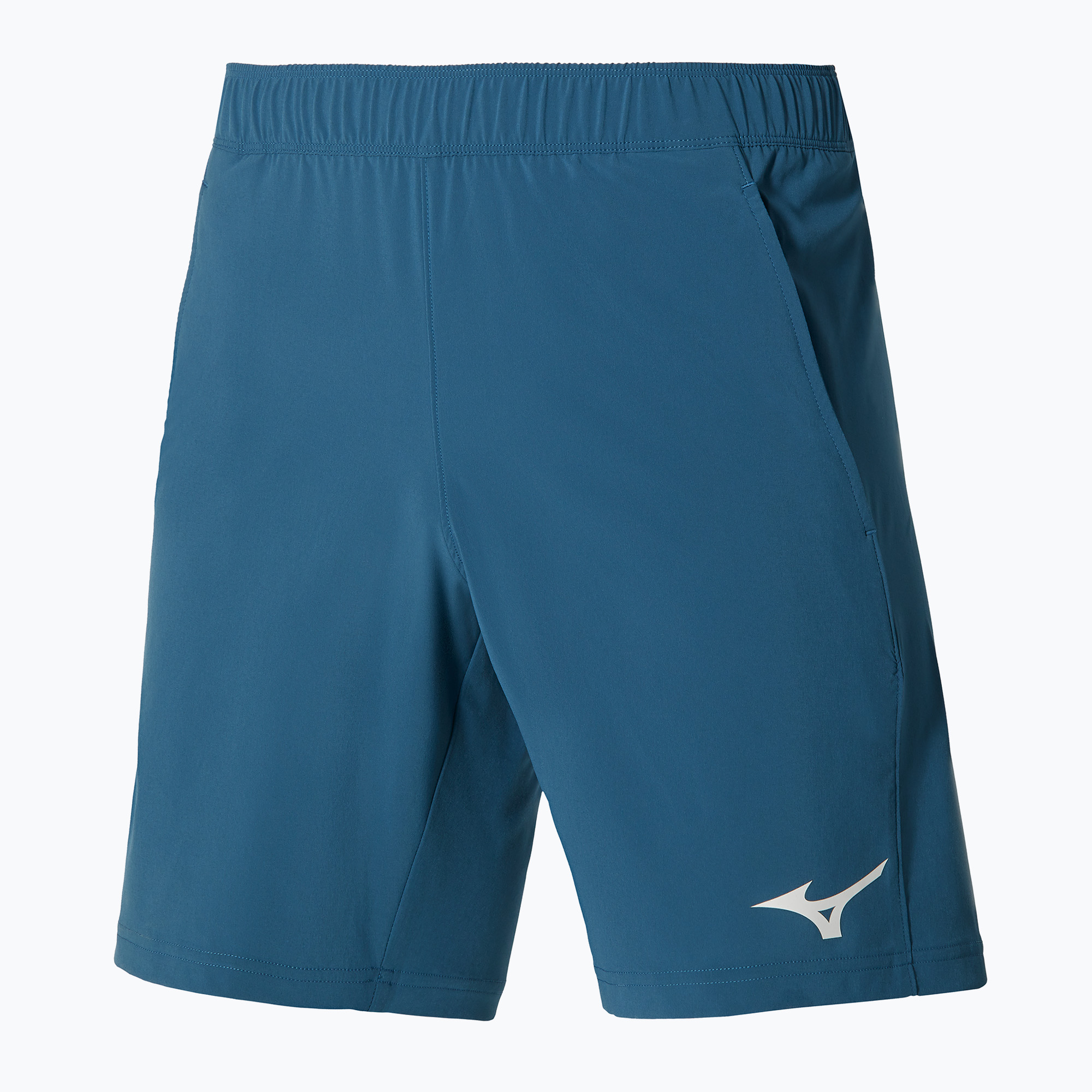 Spodenki tenisowe męskie Mizuno 8 In Flex niebieskie 62GB260117 | WYSYŁKA W 24H | 30 DNI NA ZWROT