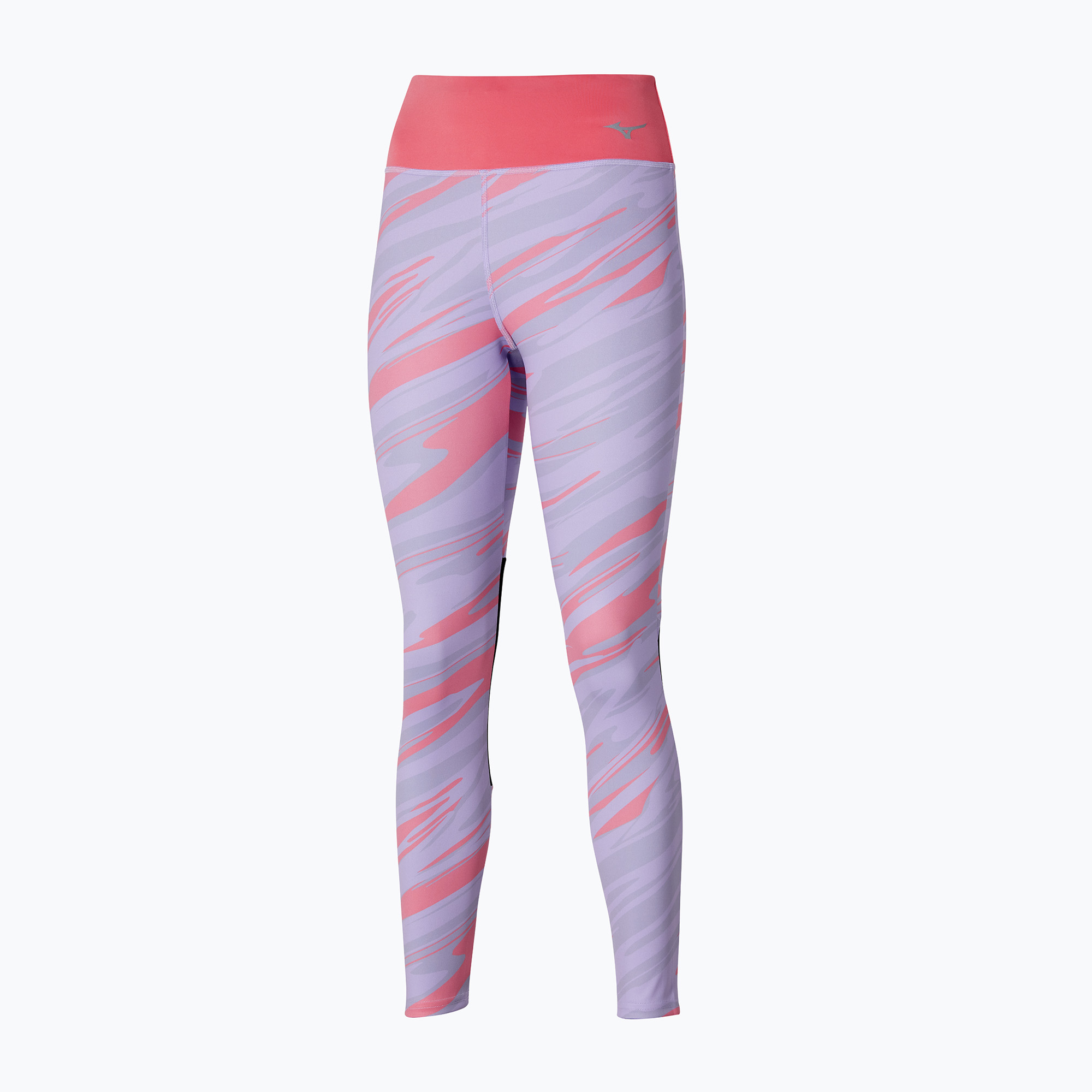 Legginsy do biegania damskie Mizuno 7/8 Printed pastel lilac | WYSYŁKA W 24H | 30 DNI NA ZWROT